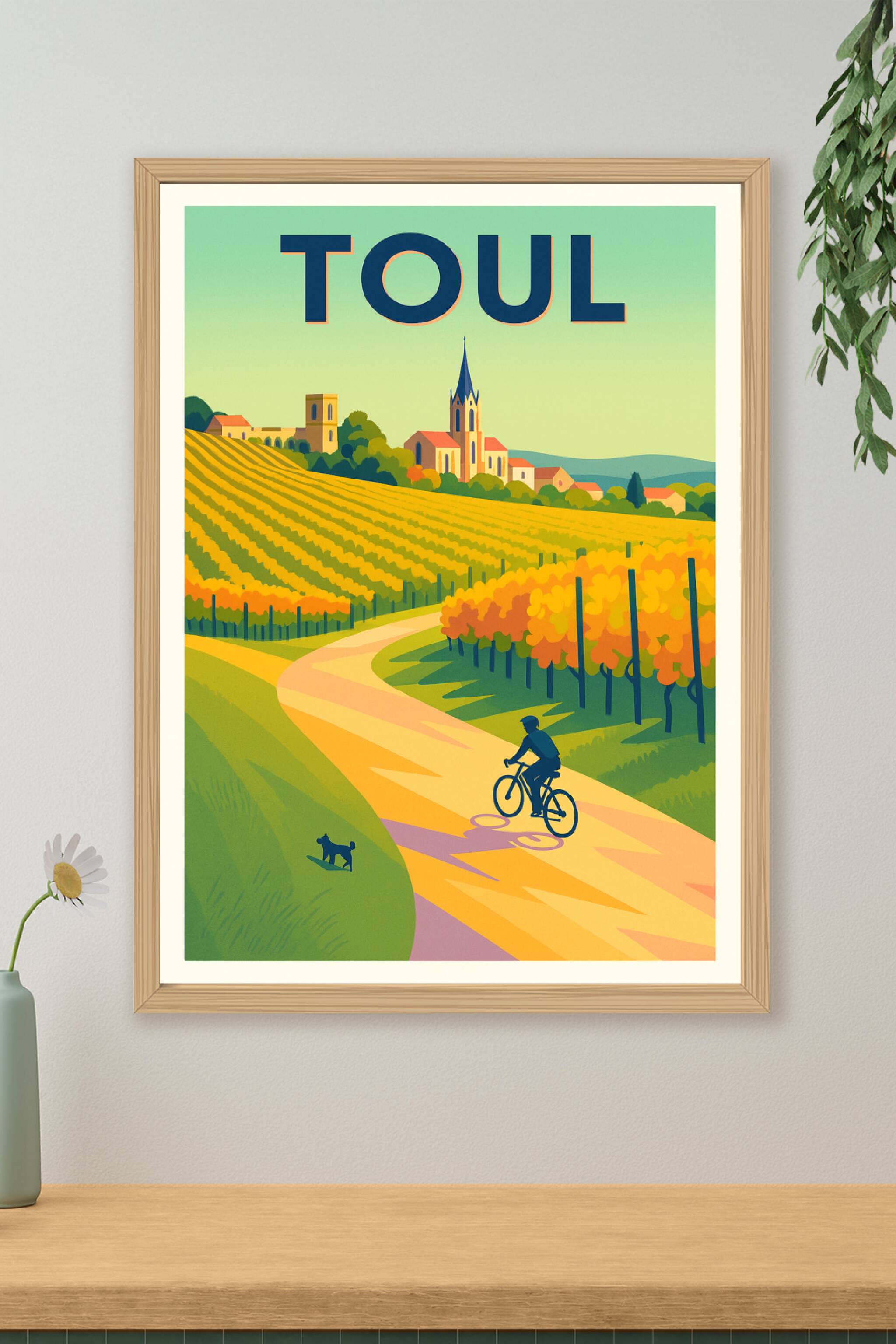 Affiche de Toul - Balade champêtre au pays des vignobles