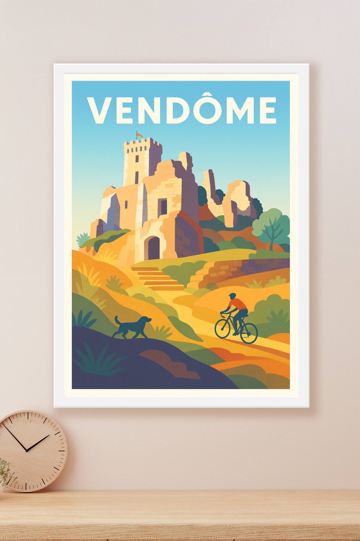 Affiche de Vendôme - Escapade historique et nature