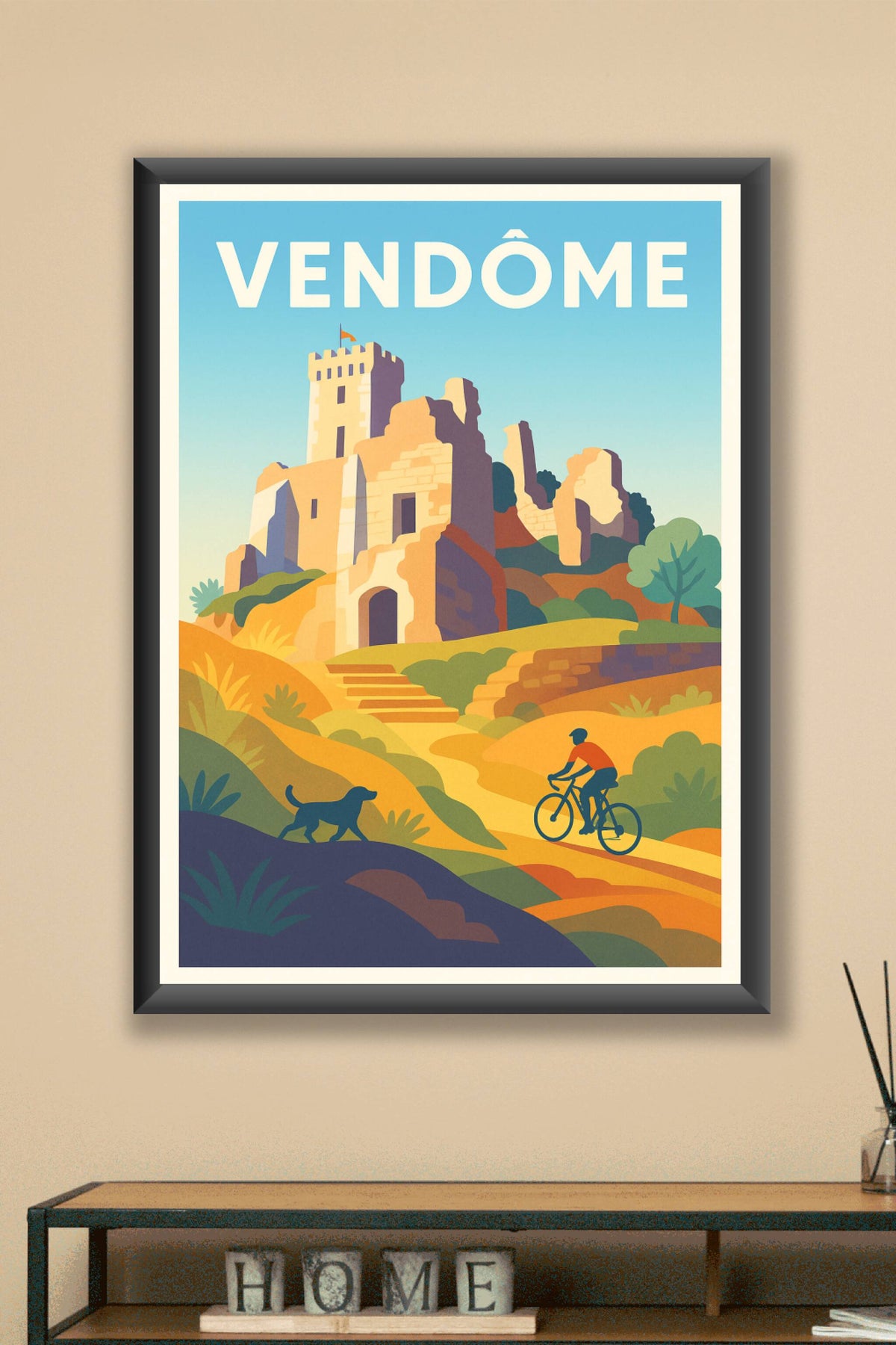 Affiche de Vendôme - Escapade historique et nature
