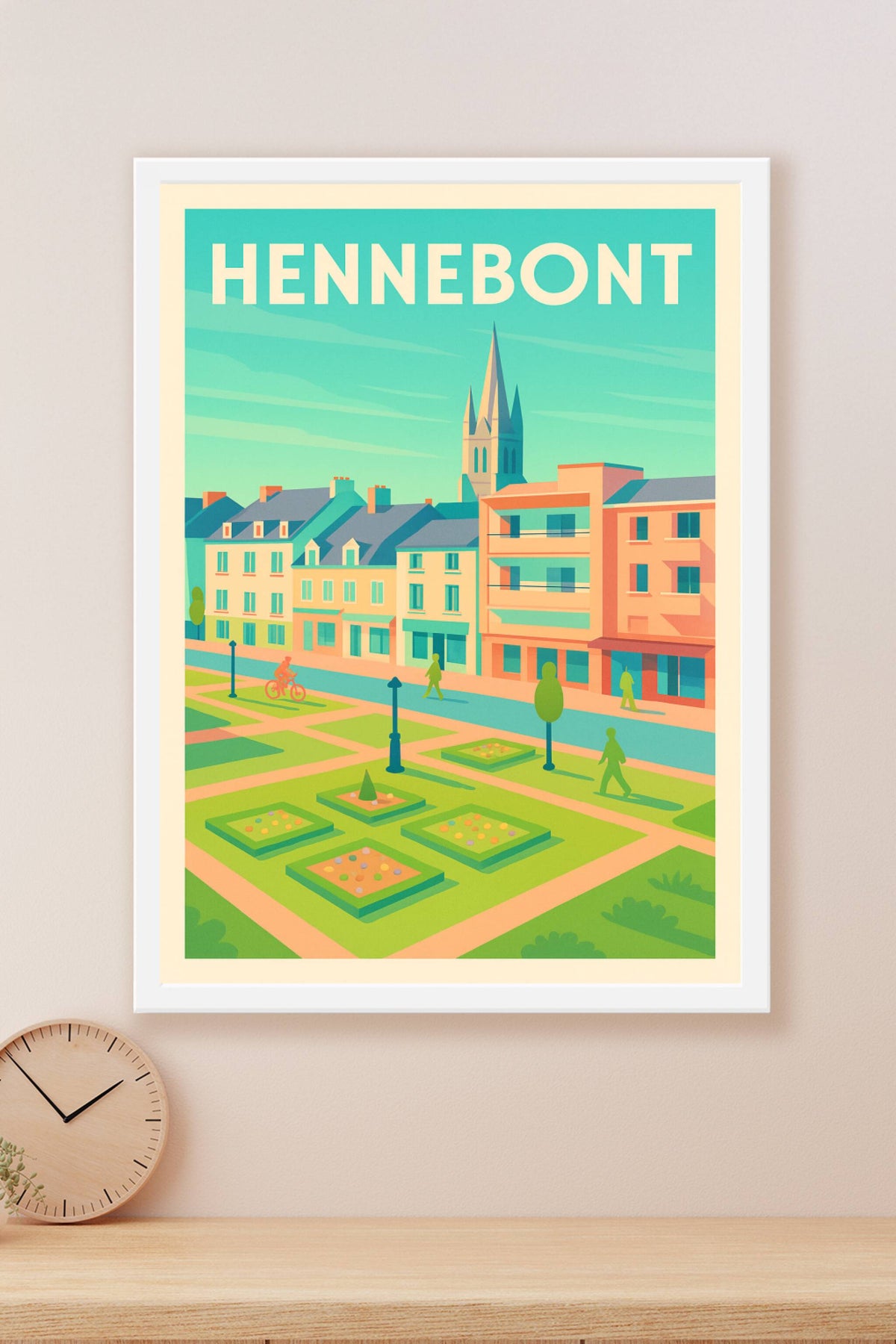 Affiche de Hennebont - Charme paisible au cœur de la ville