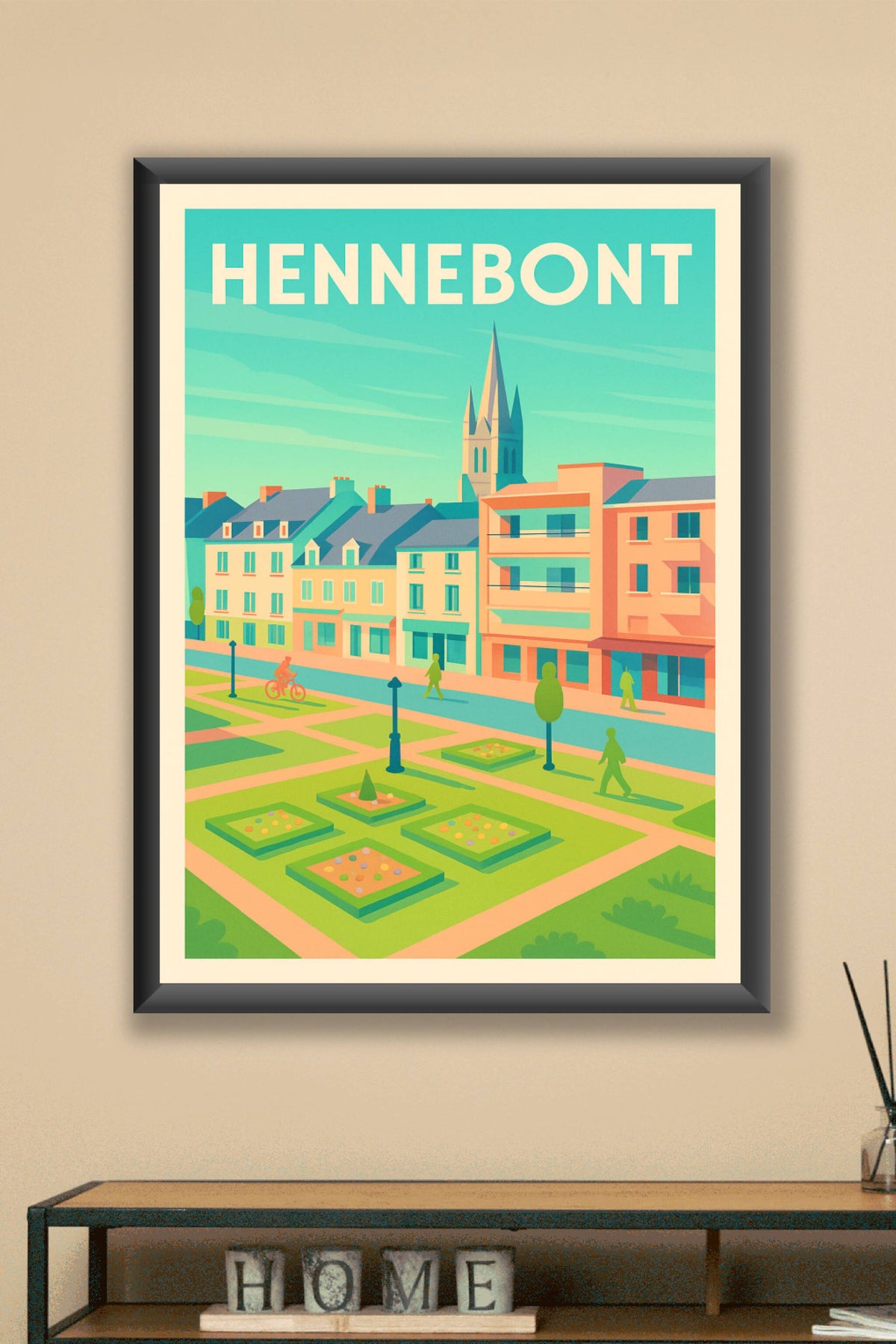 Affiche de Hennebont - Charme paisible au cœur de la ville