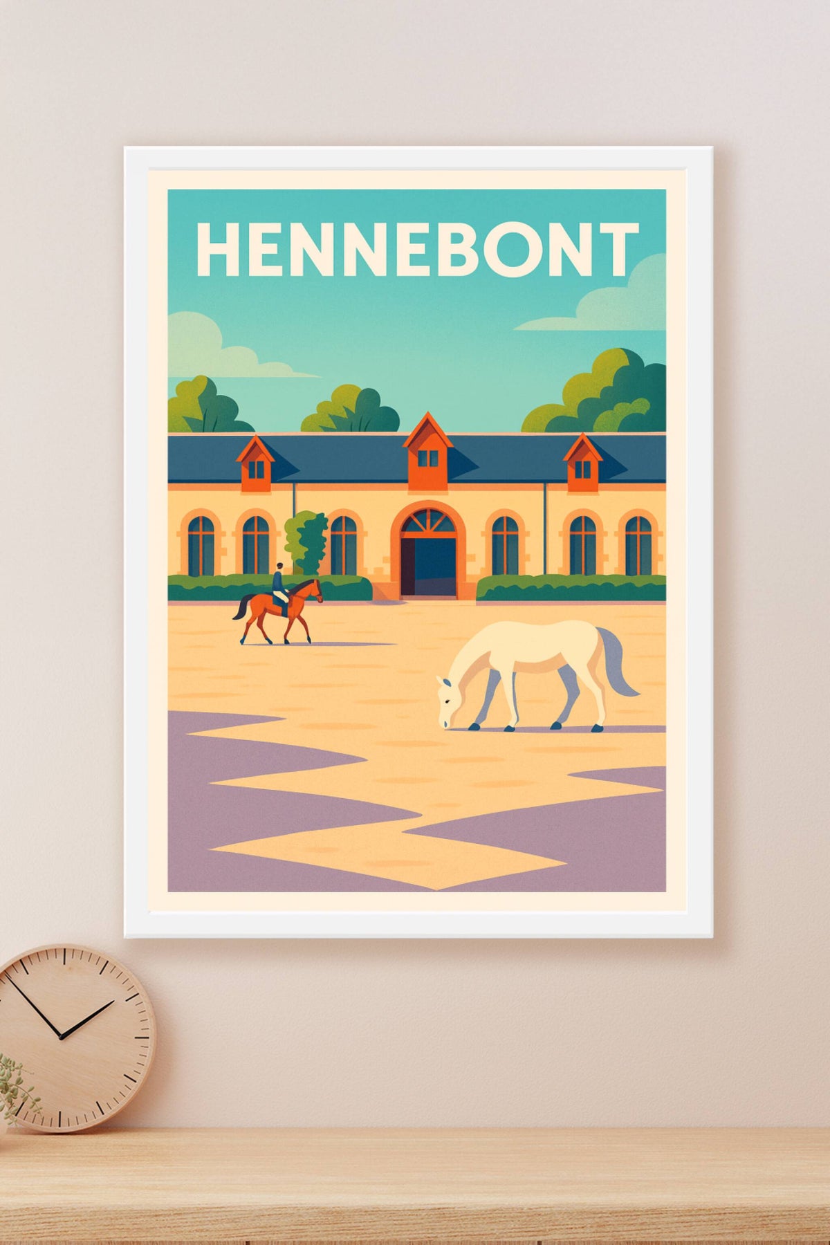 Affiche de Hennebont - Charme équestre et patrimoine breton