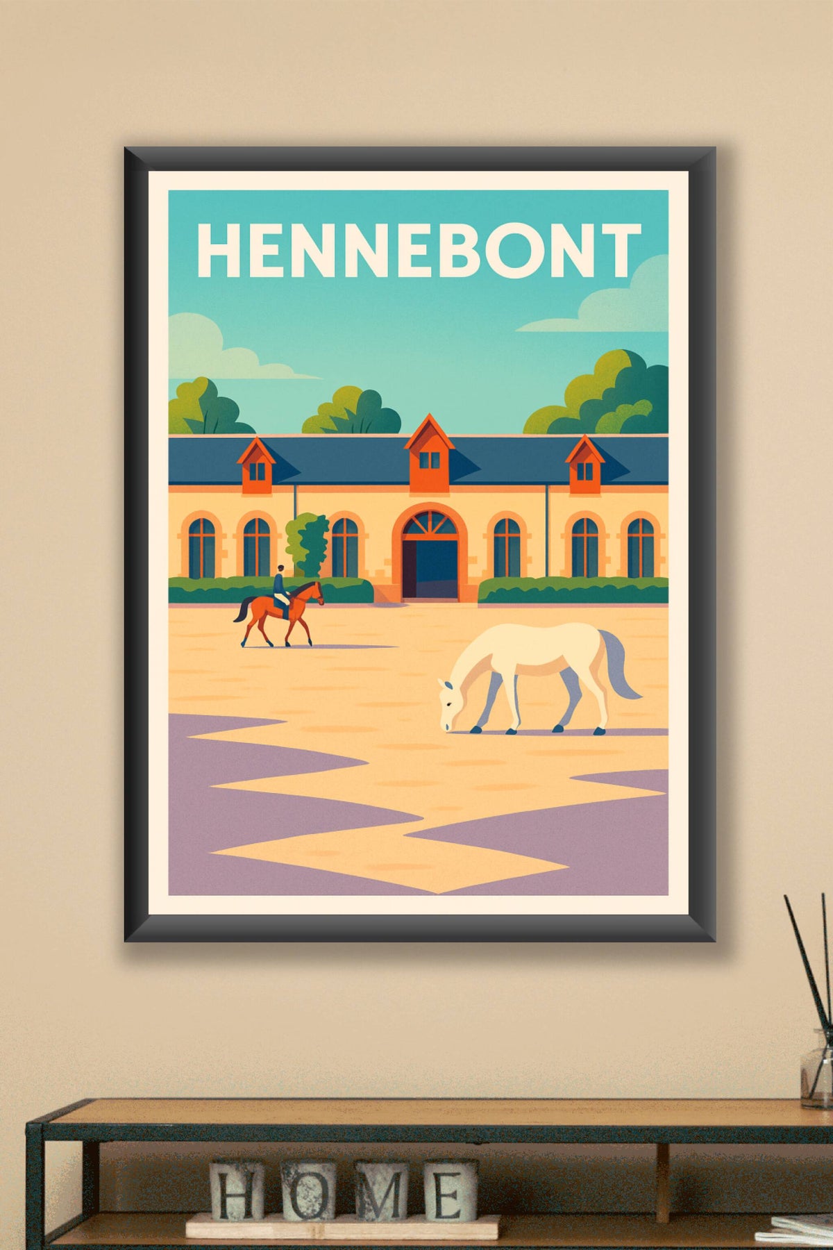 Affiche de Hennebont - Charme équestre et patrimoine breton