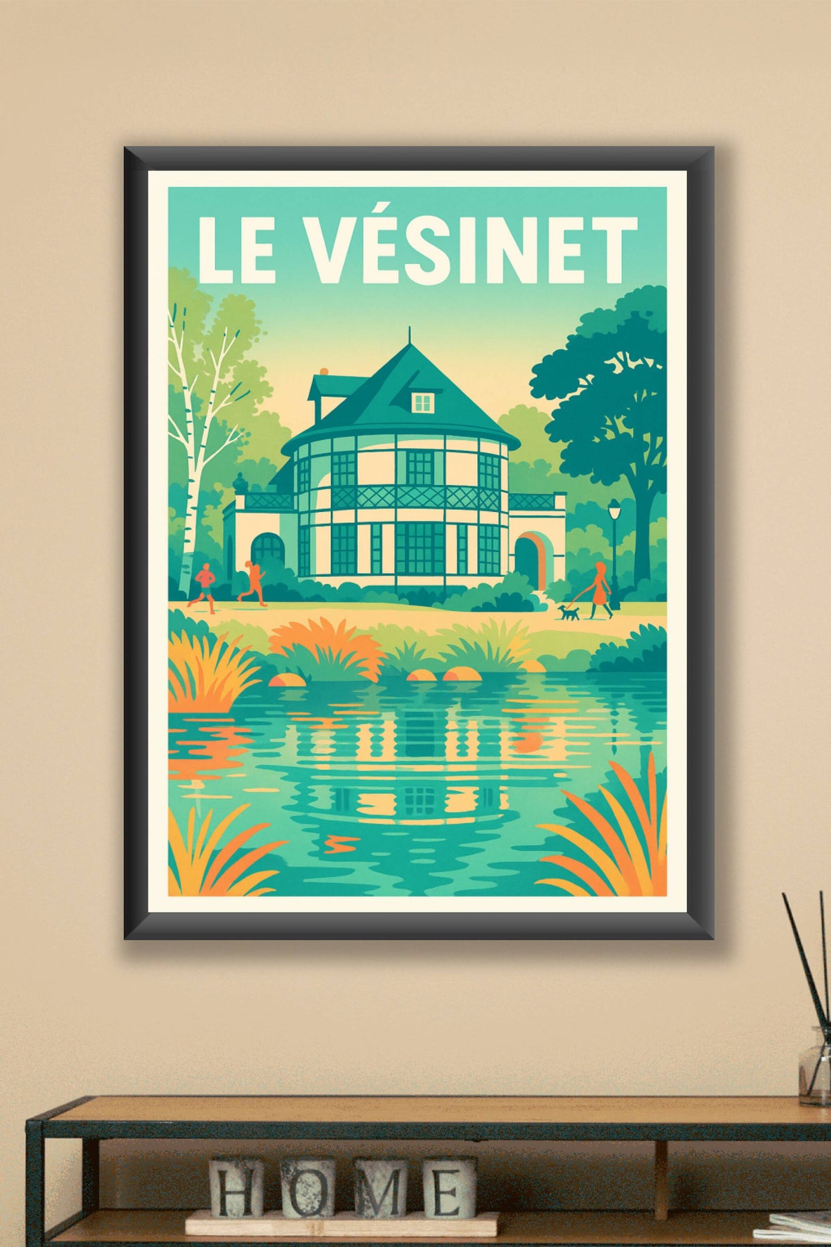 Affiche de Le Vésinet - Havre de paix au bord de l'eau