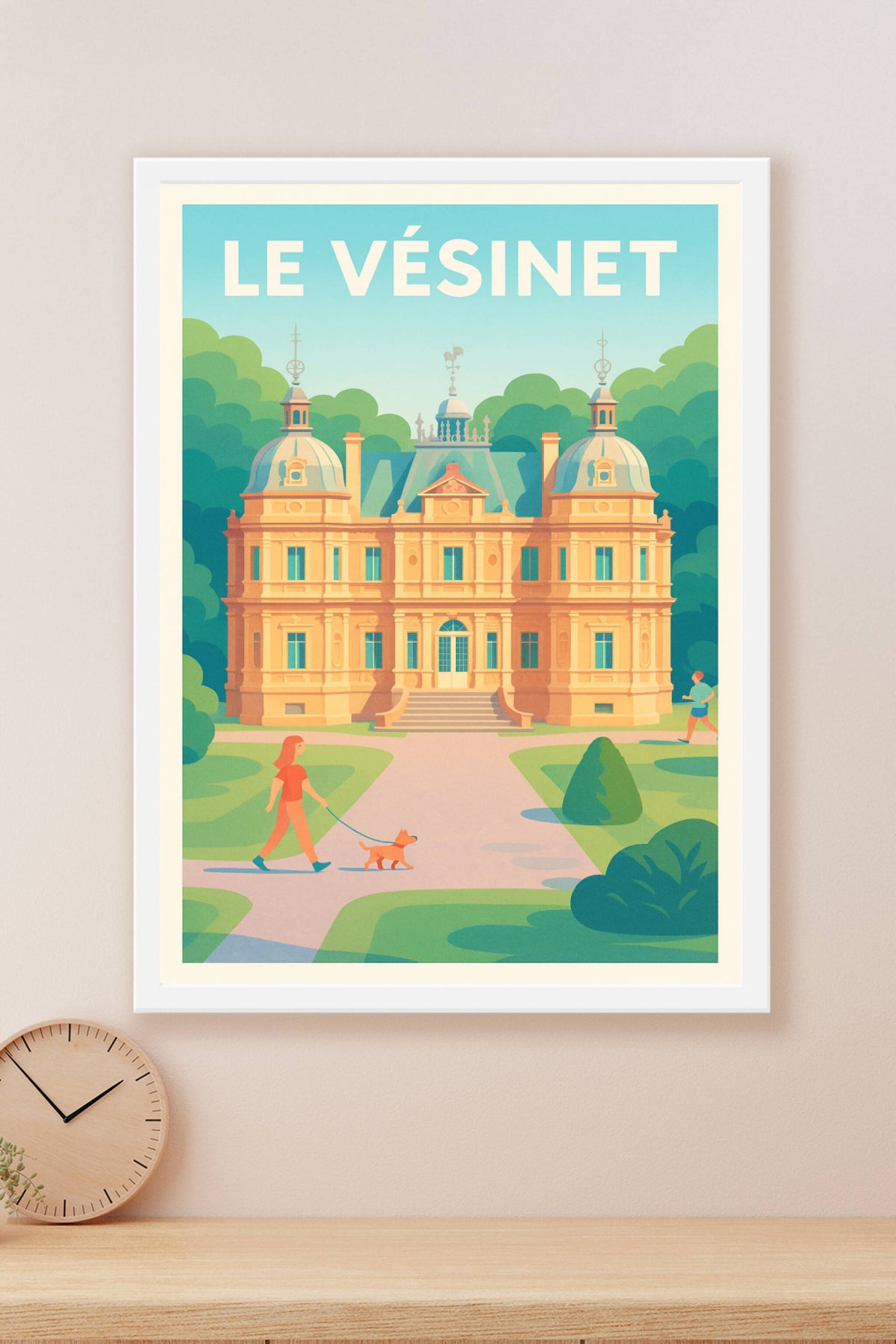 Affiche de Le Vésinet - Élégance et Sérénité au cœur du parc