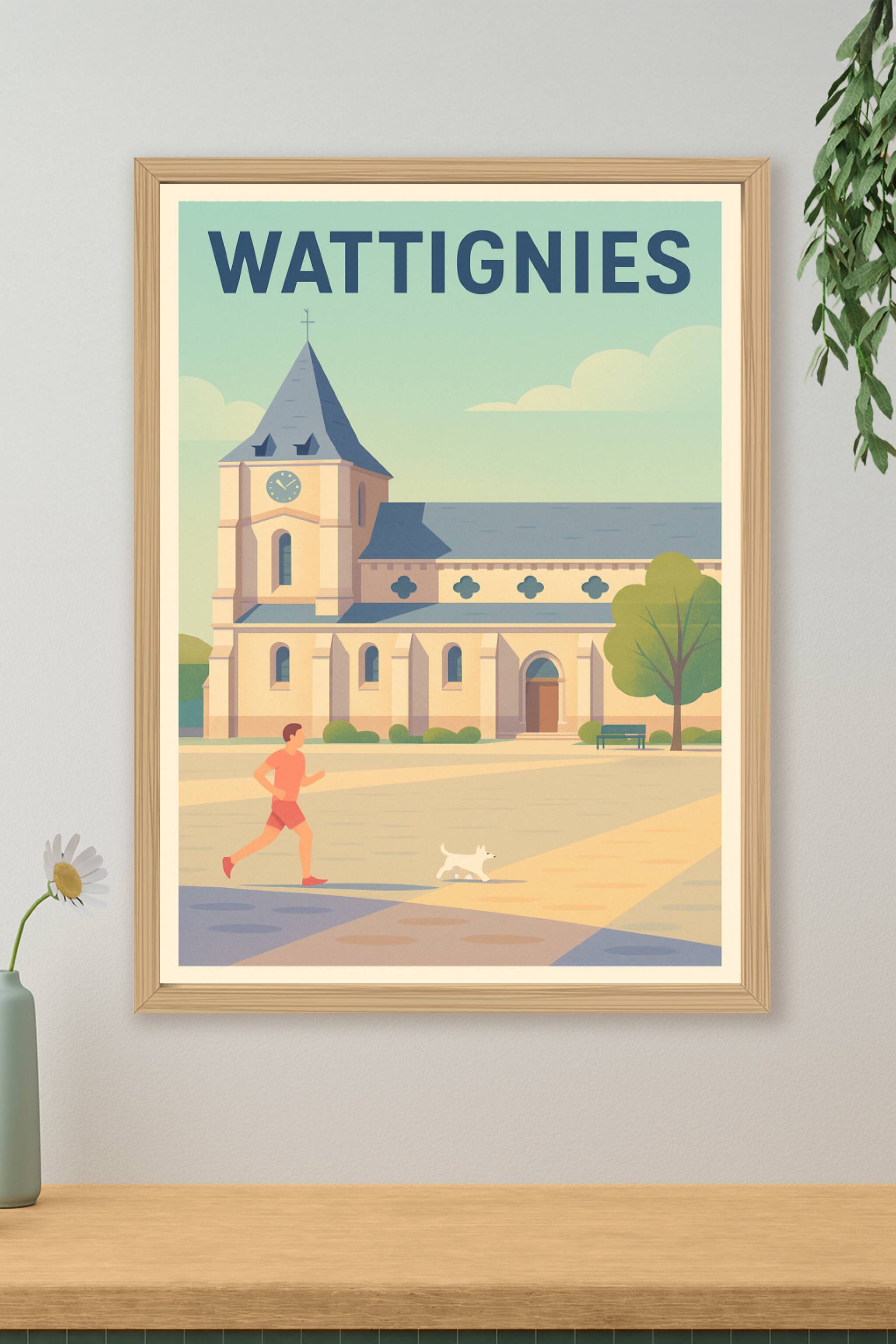 Affiche de Wattignies - Une balade matinale paisible
