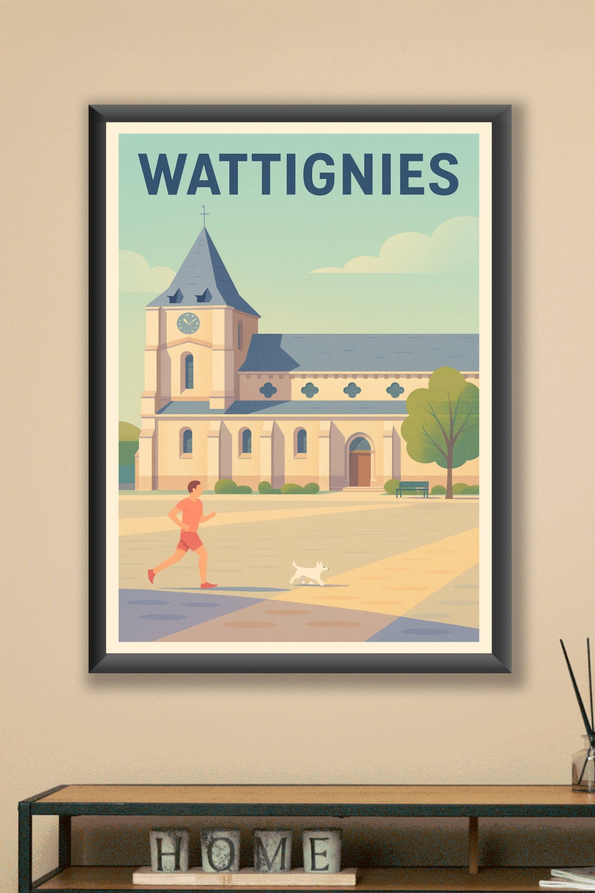 Affiche de Wattignies - Une balade matinale paisible