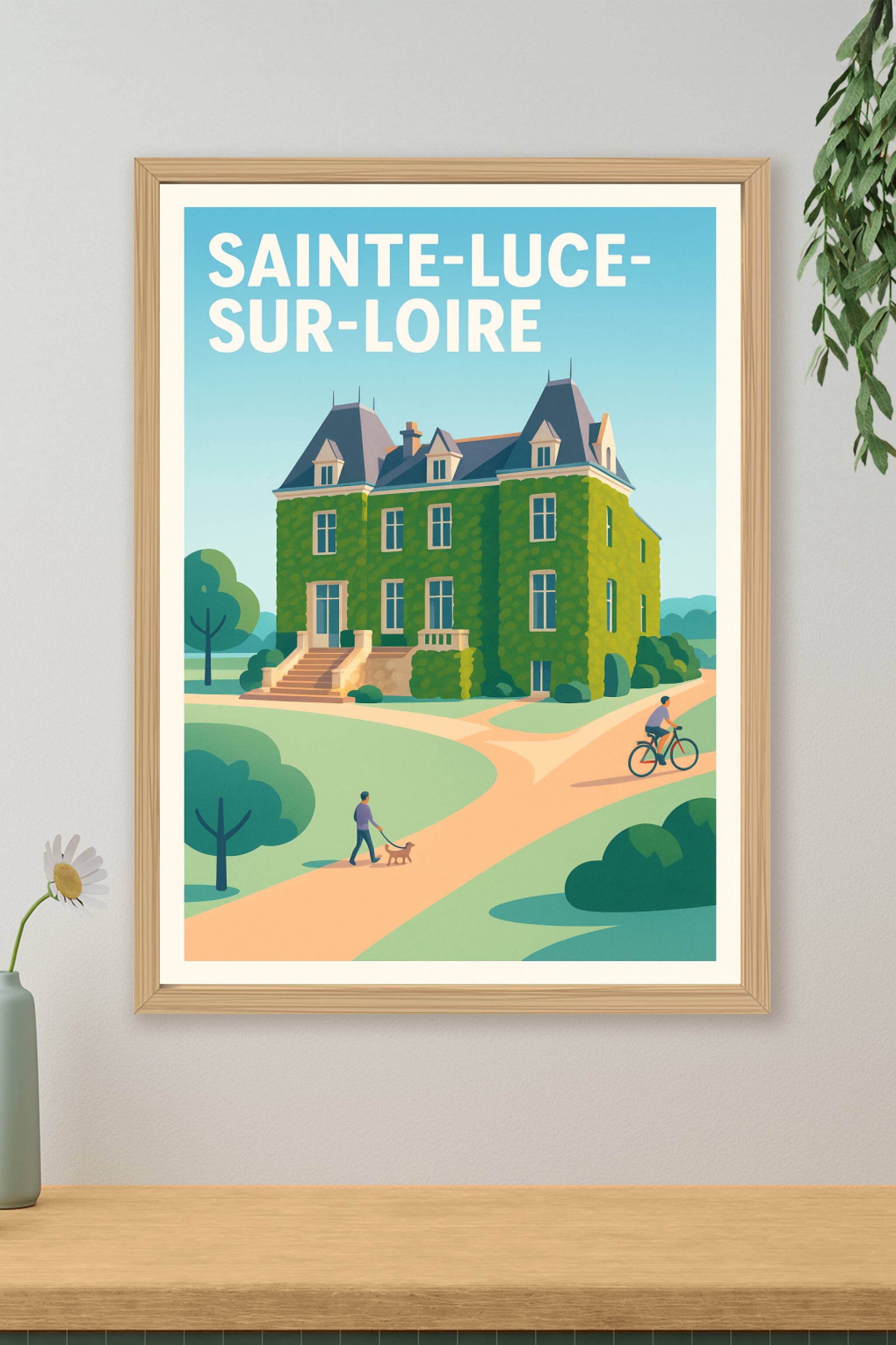 Affiche de Sainte-Luce-sur-Loire - Charme bucolique & élégance