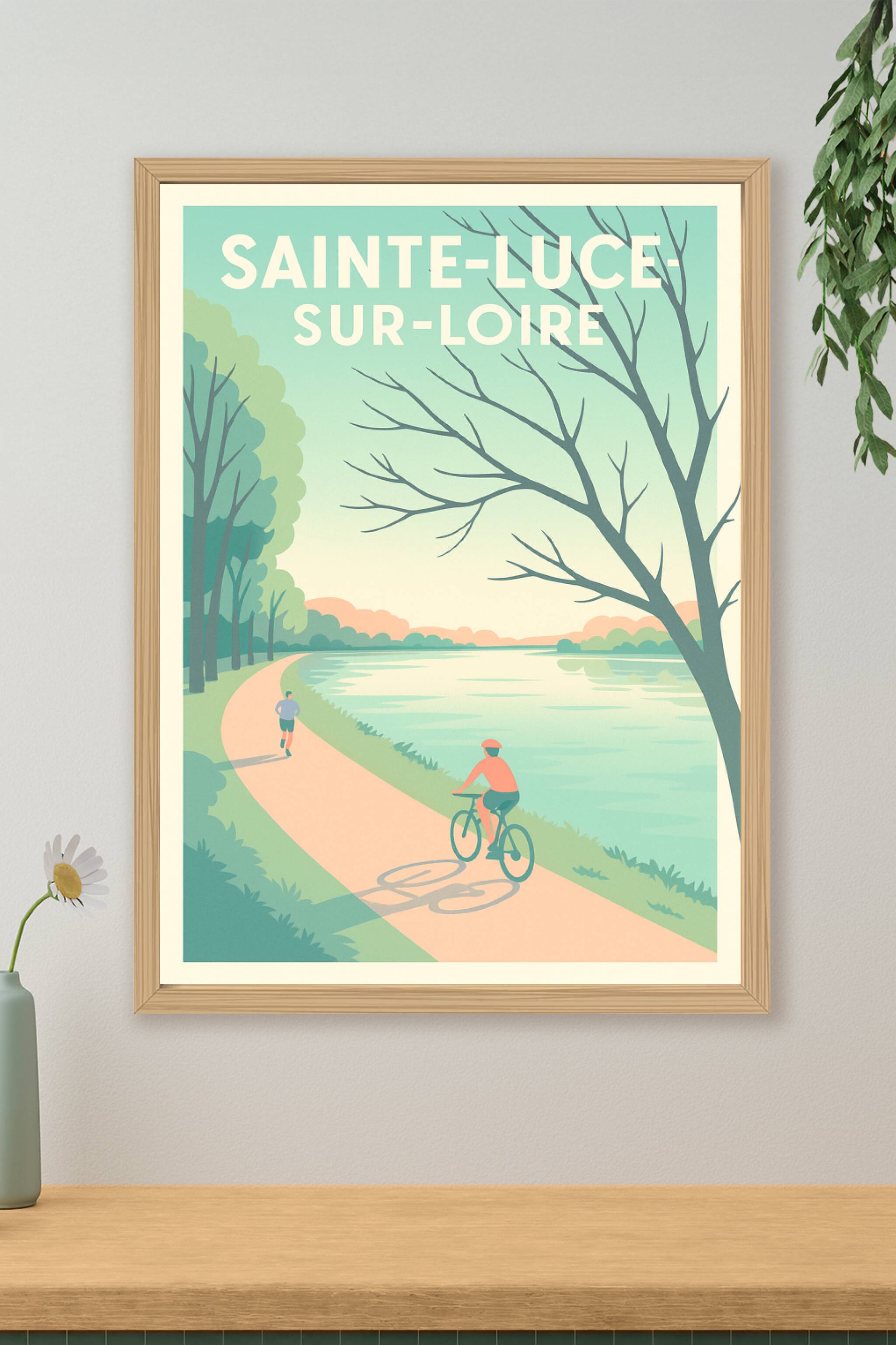 Affiche de Sainte-Luce-sur-Loire - Promenade riveraine paisible