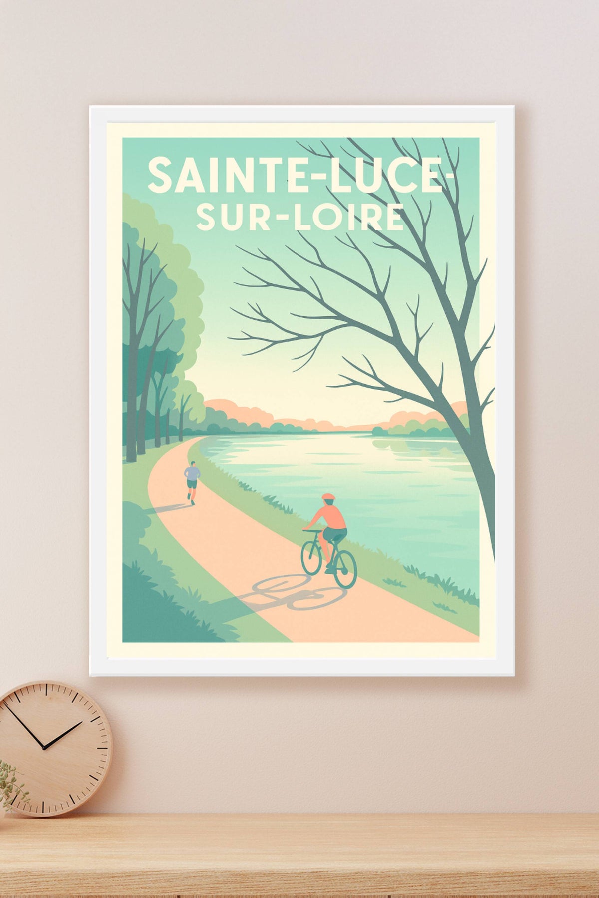 Affiche de Sainte-Luce-sur-Loire - Promenade riveraine paisible