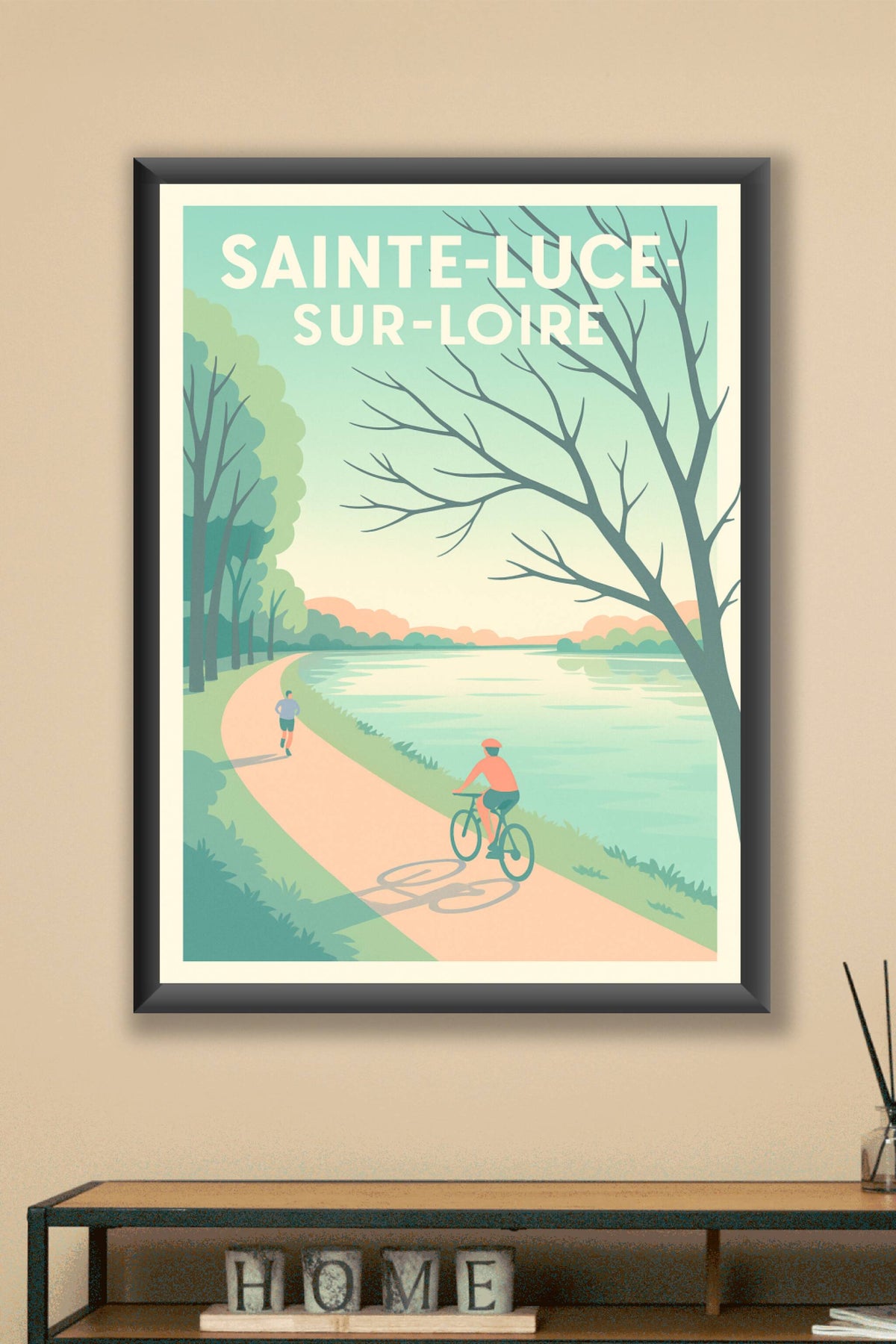 Affiche de Sainte-Luce-sur-Loire - Promenade riveraine paisible