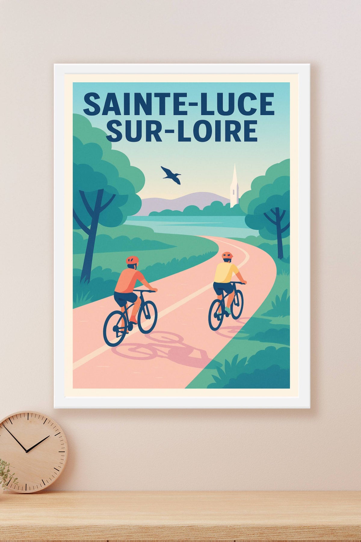 Affiche de Sainte-Luce-sur-Loire - Aventure à vélo en nature