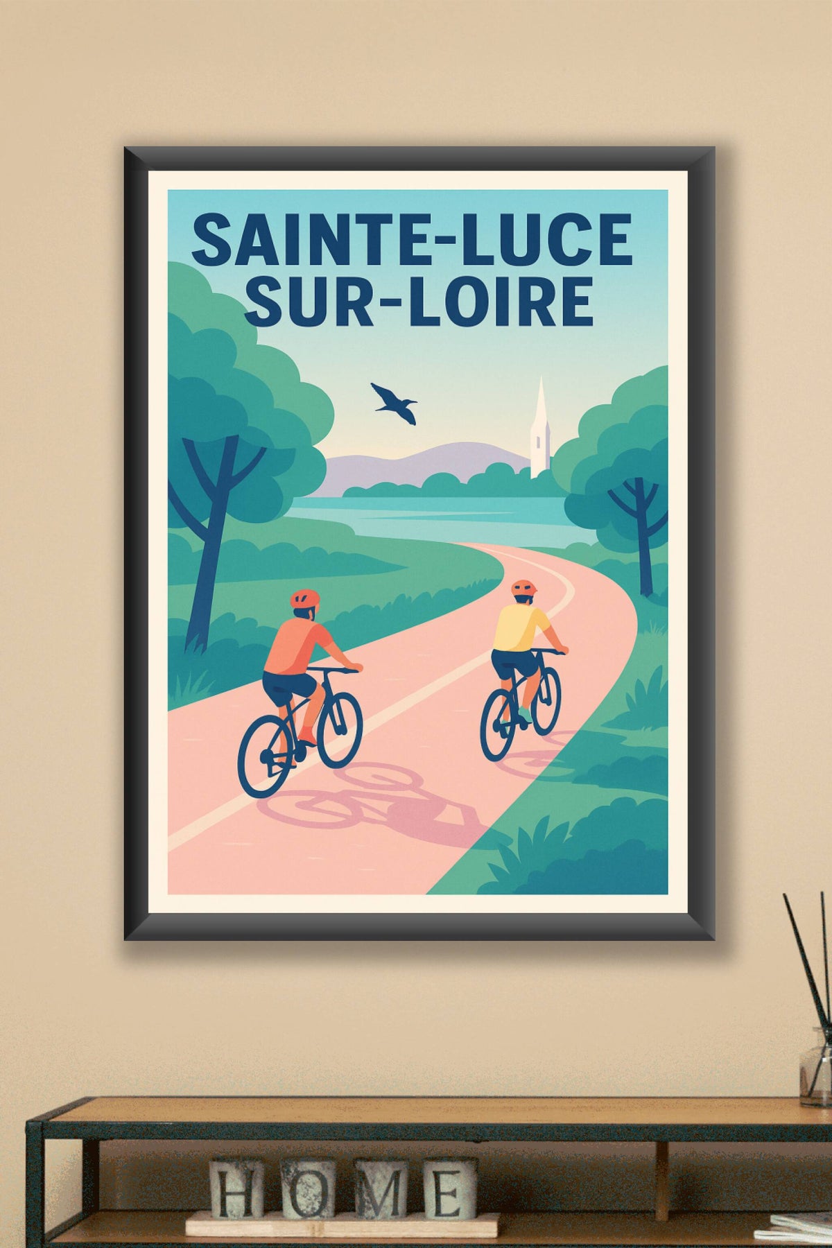 Affiche de Sainte-Luce-sur-Loire - Aventure à vélo en nature