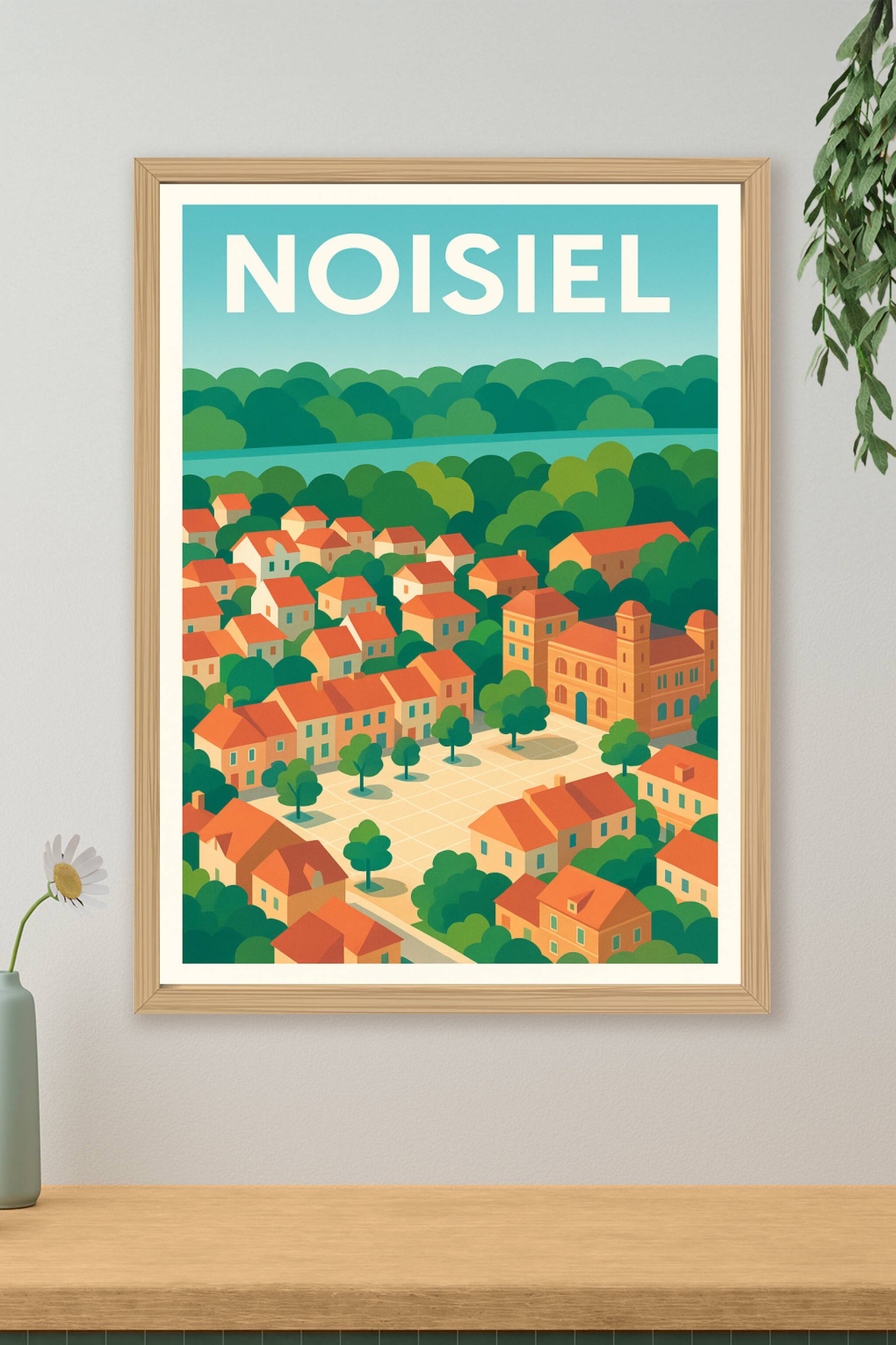 Affiche de Noisiel - Charme et quiétude villageoise
