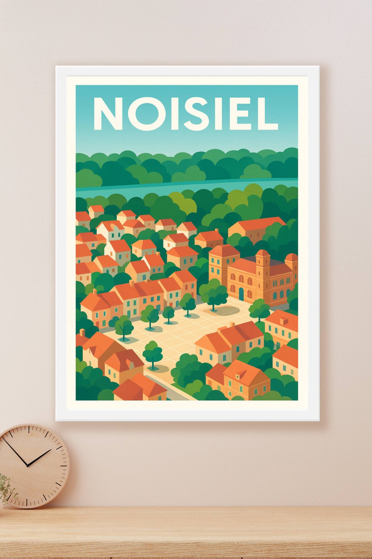 Affiche de Noisiel - Charme et quiétude villageoise