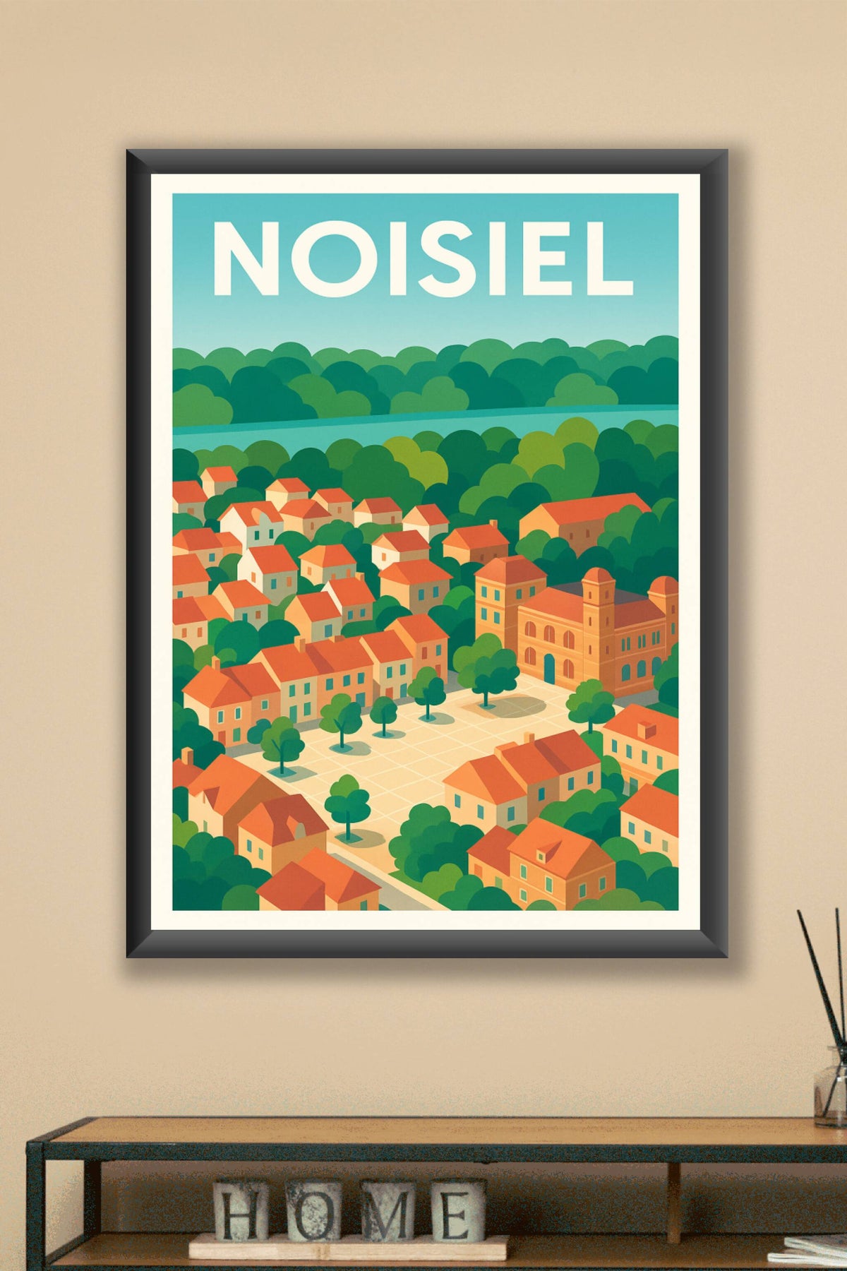 Affiche de Noisiel - Charme et quiétude villageoise