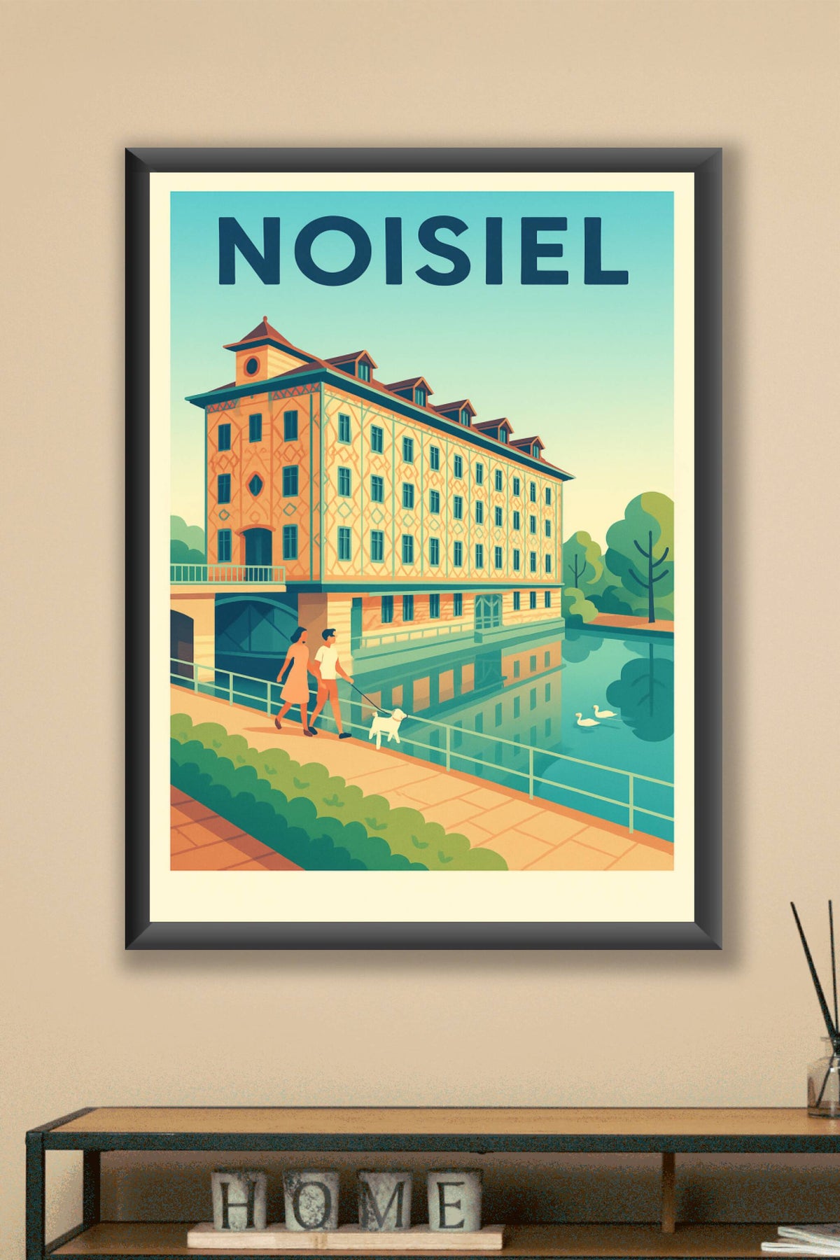 Affiche de Noisiel - Promenade paisible au fil de l'eau