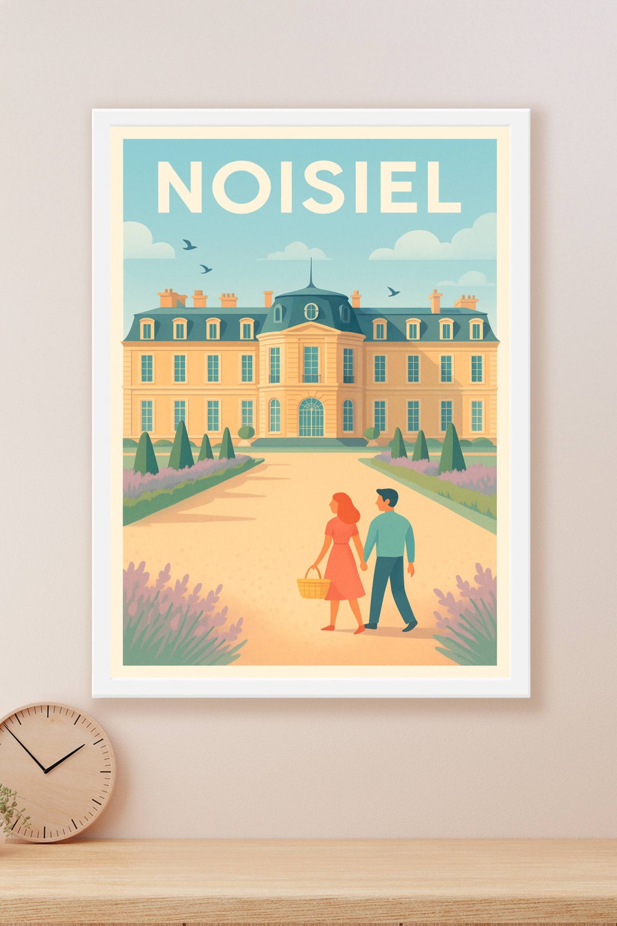Affiche de Noisiel - Élégance et Sérénité au Château de Noisiel