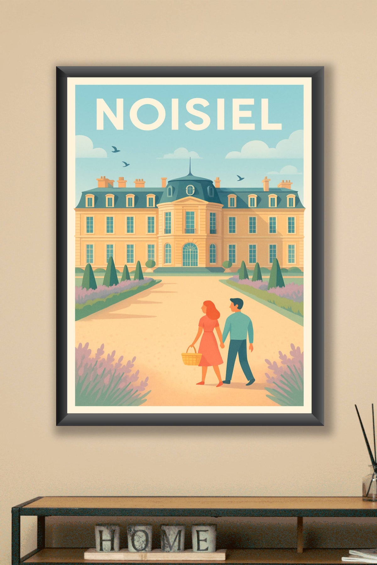 Affiche de Noisiel - Élégance et Sérénité au Château de Noisiel
