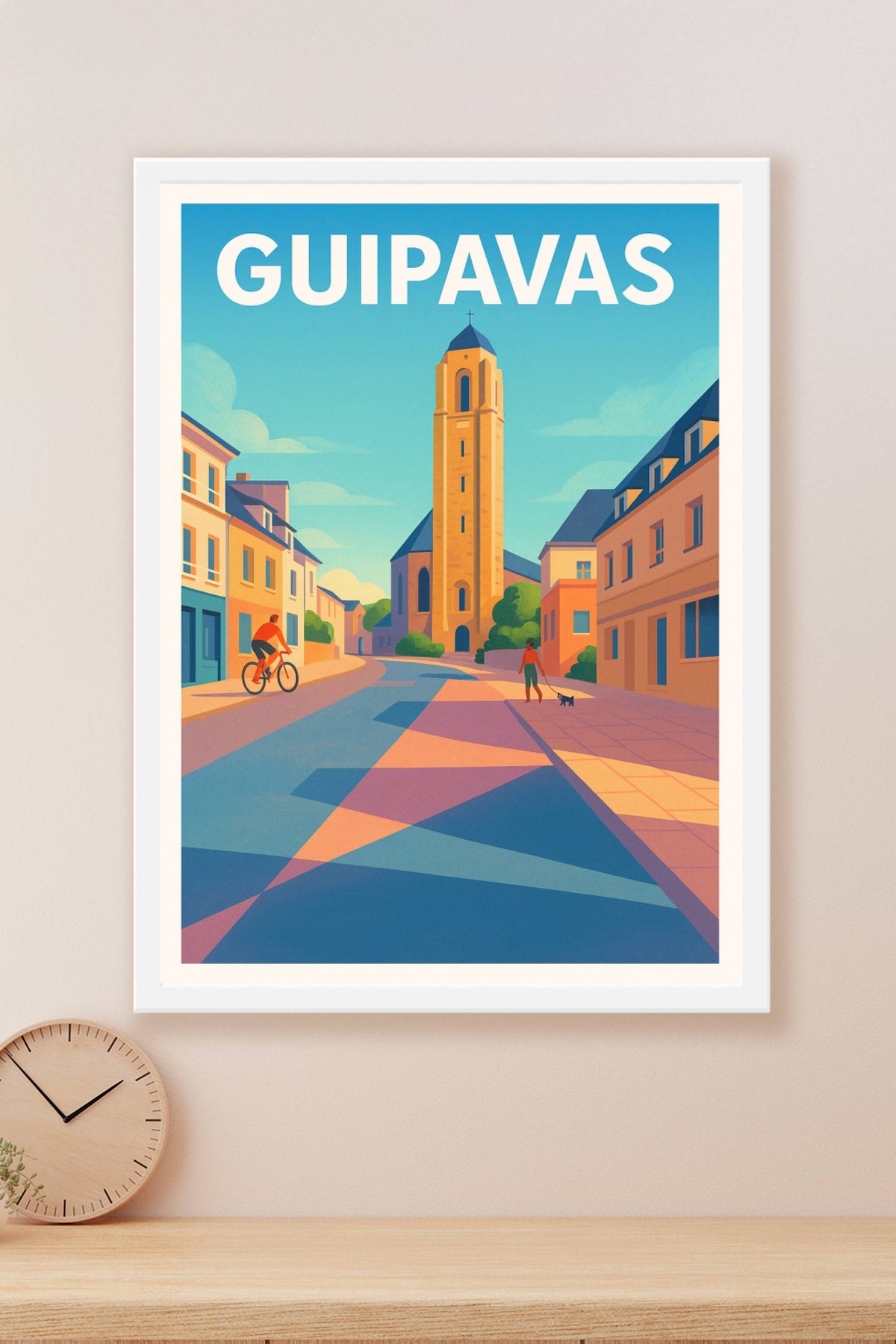 Affiche de Guipavas - Charme tranquille de la Bretagne urbaine
