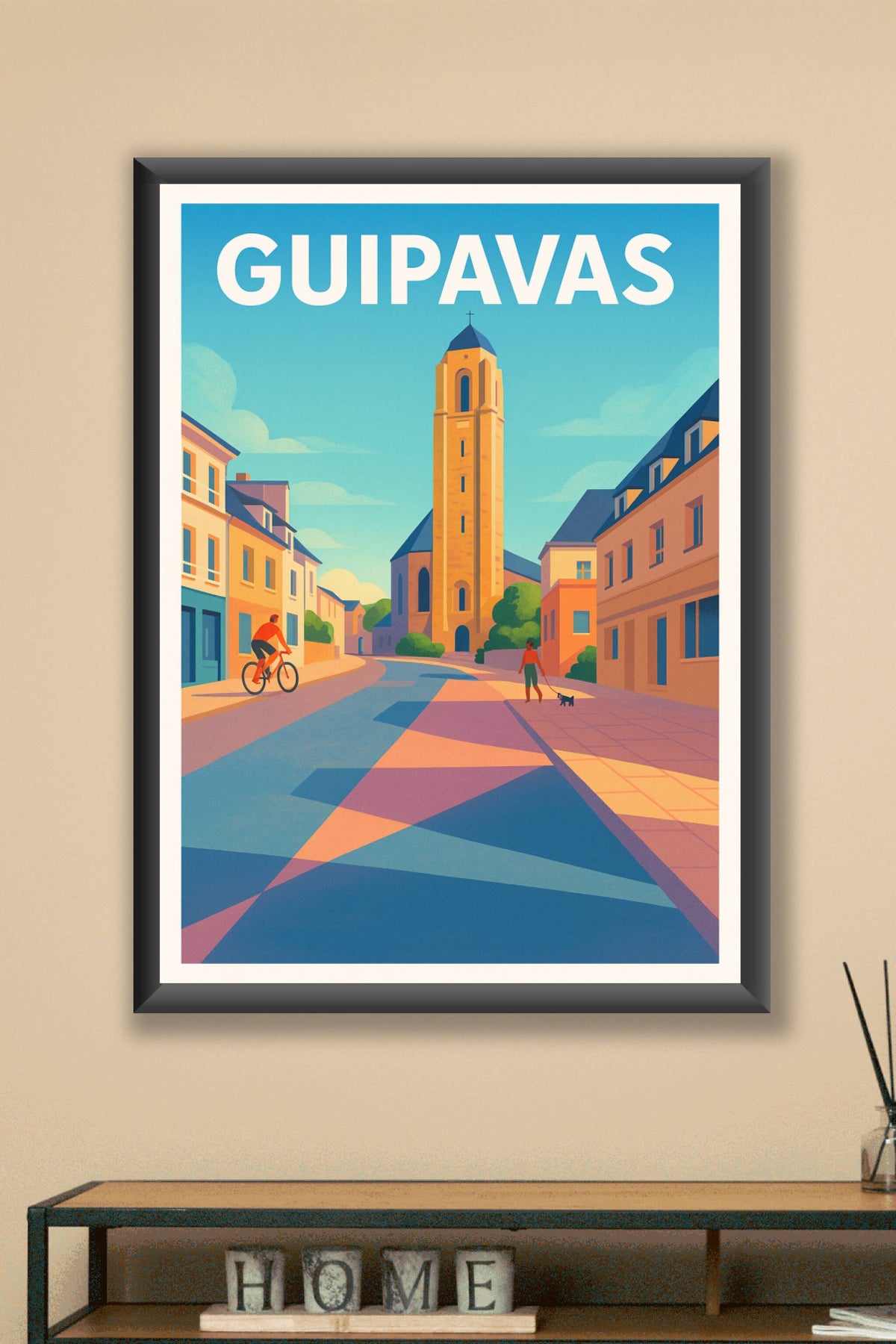 Affiche de Guipavas - Charme tranquille de la Bretagne urbaine