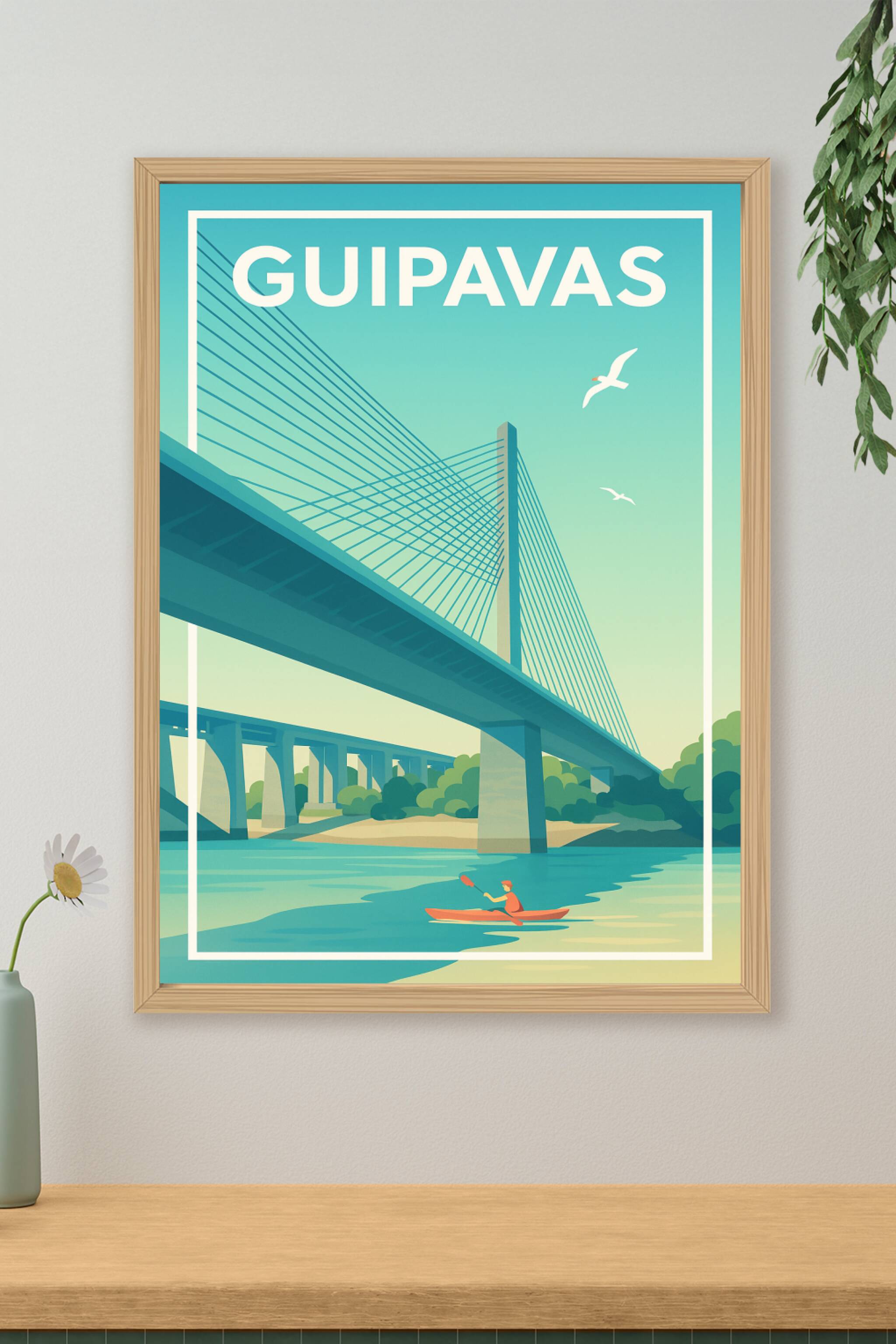 Affiche de Guipavas - Harmonie entre nature et modernité