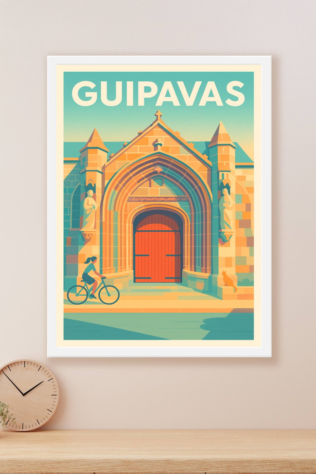 Affiche de Guipavas - Porte historique et douceur bretonne