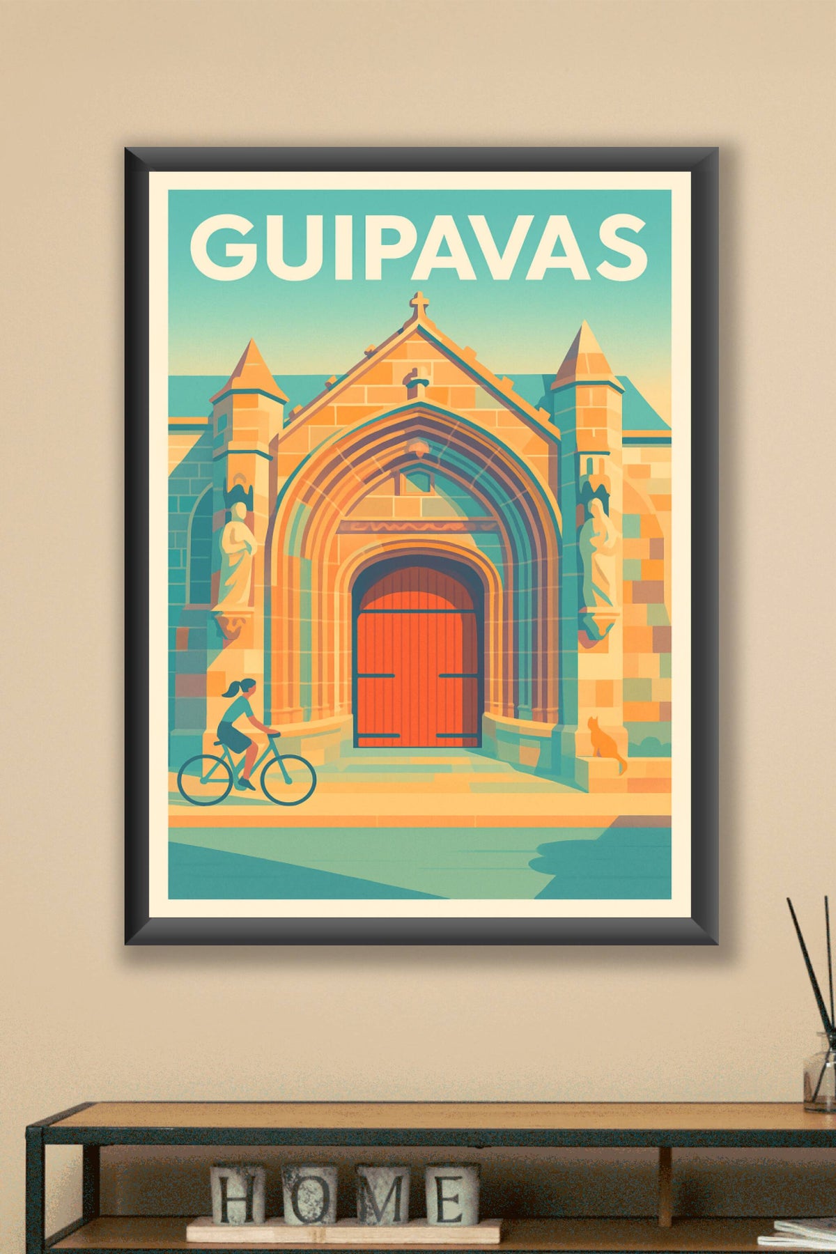 Affiche de Guipavas - Porte historique et douceur bretonne