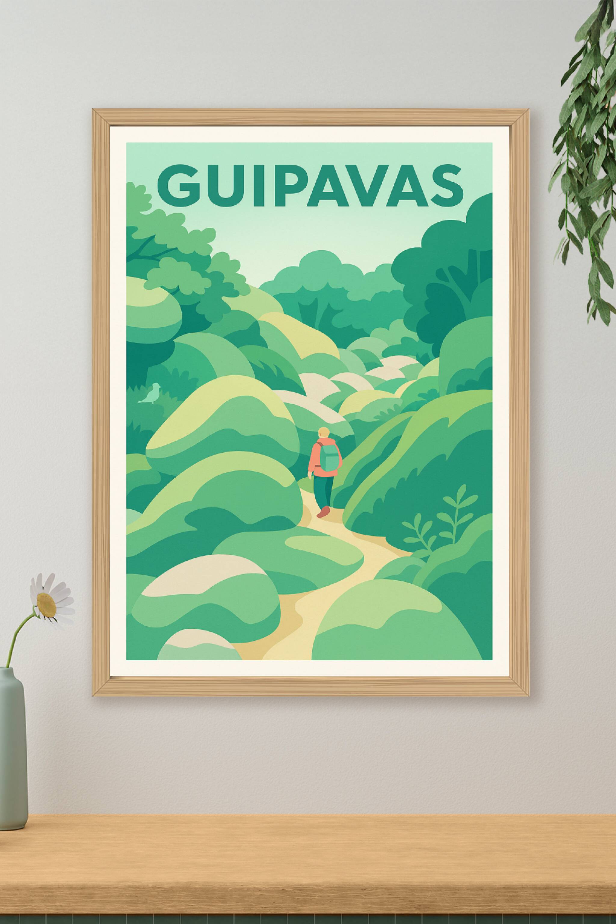 Affiche de Guipavas - Escapade Nature au Cœur des Montagnes Vertes
