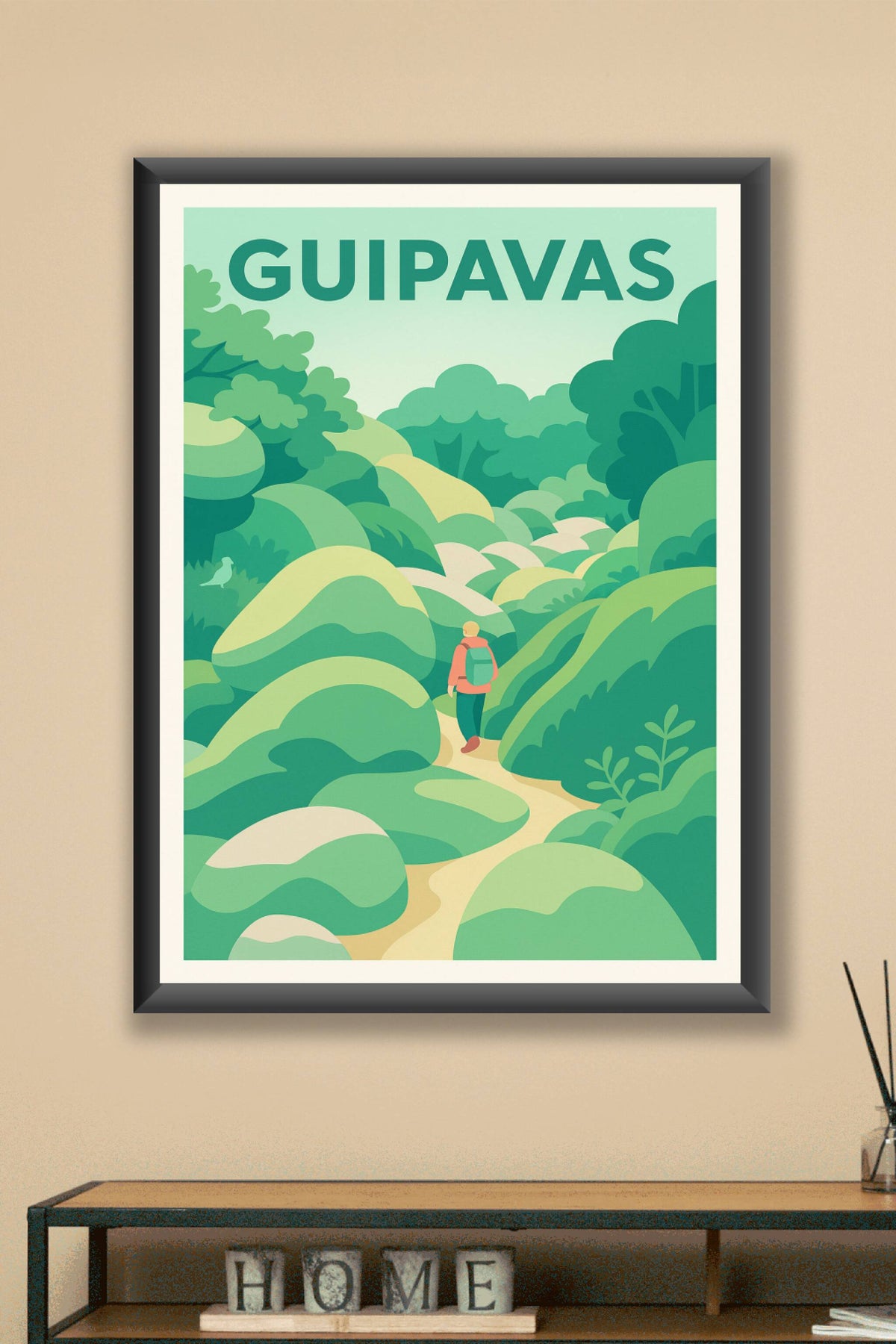 Affiche de Guipavas - Escapade Nature au Cœur des Montagnes Vertes