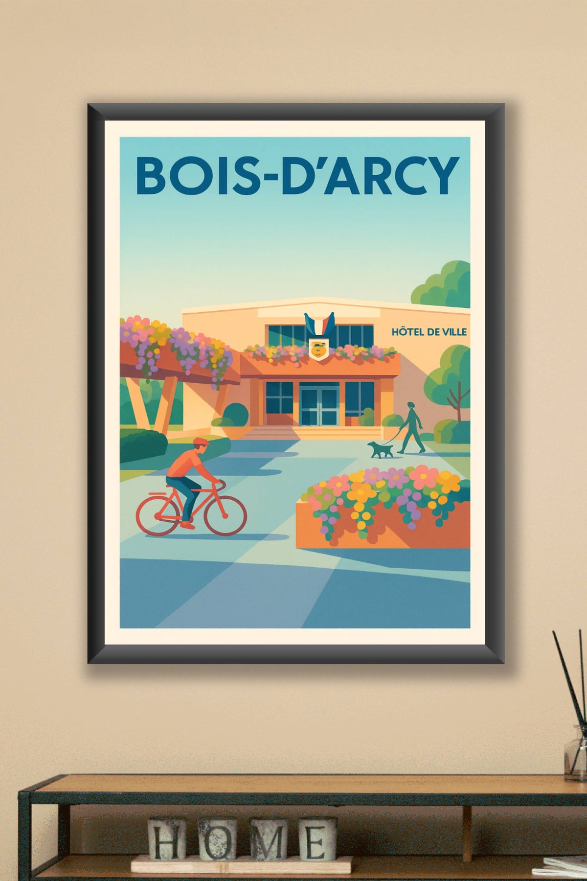 Affiche de Bois-d'Arcy - Douceur de vie au cœur de la ville