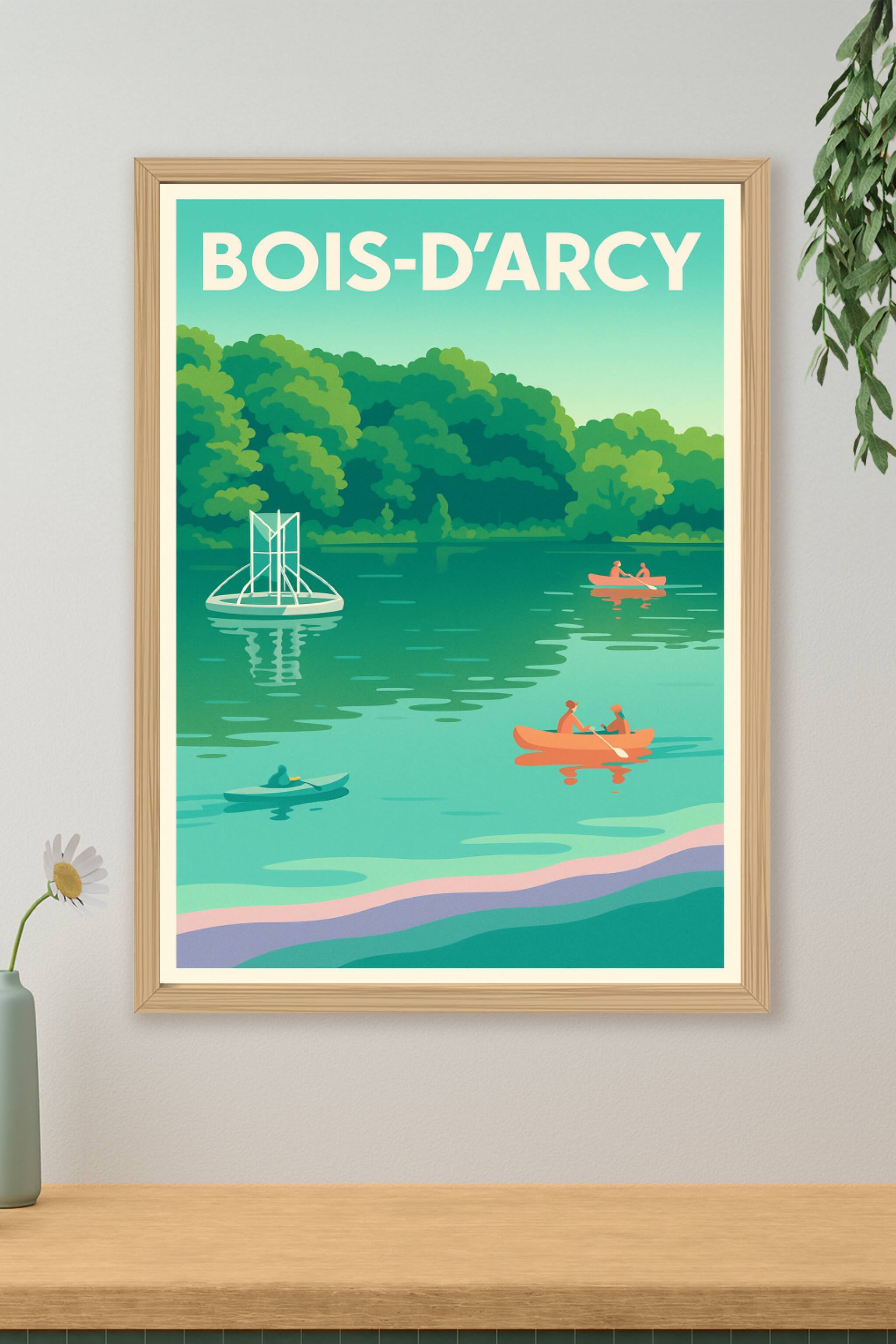 Affiche de Bois-d'Arcy - Évasion et douceur au fil de l'eau