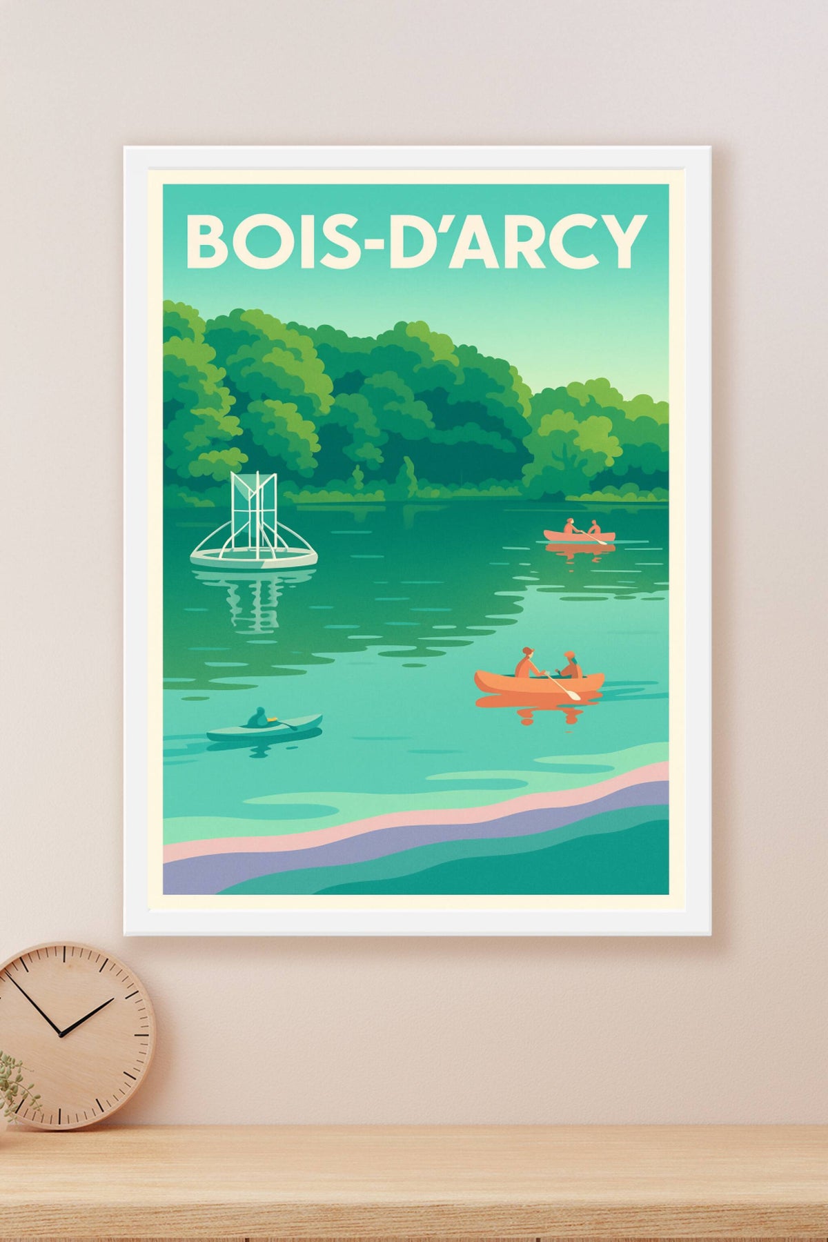 Affiche de Bois-d'Arcy - Évasion et douceur au fil de l'eau