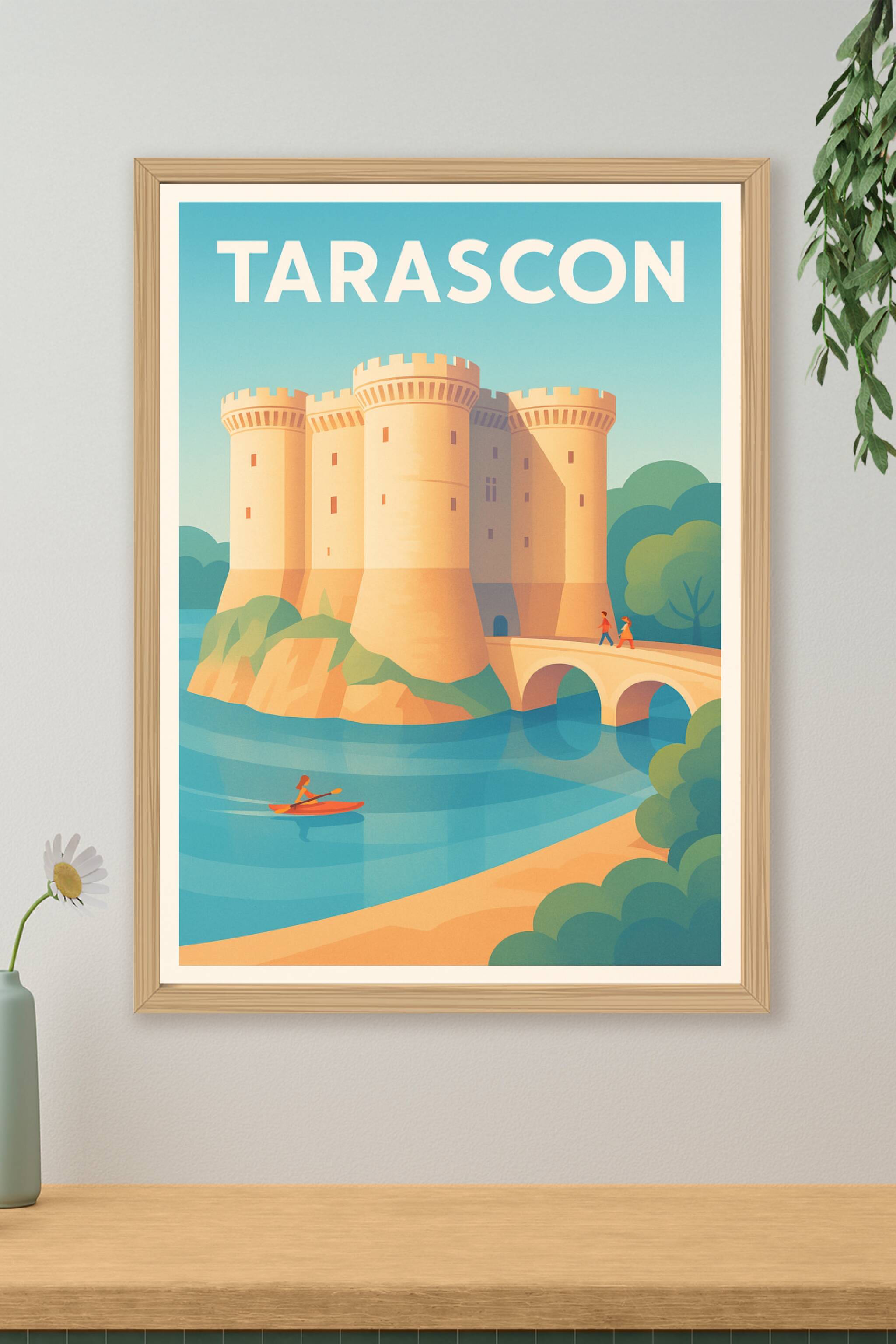 Affiche de Tarascon - Le charme médiéval au fil de l'eau