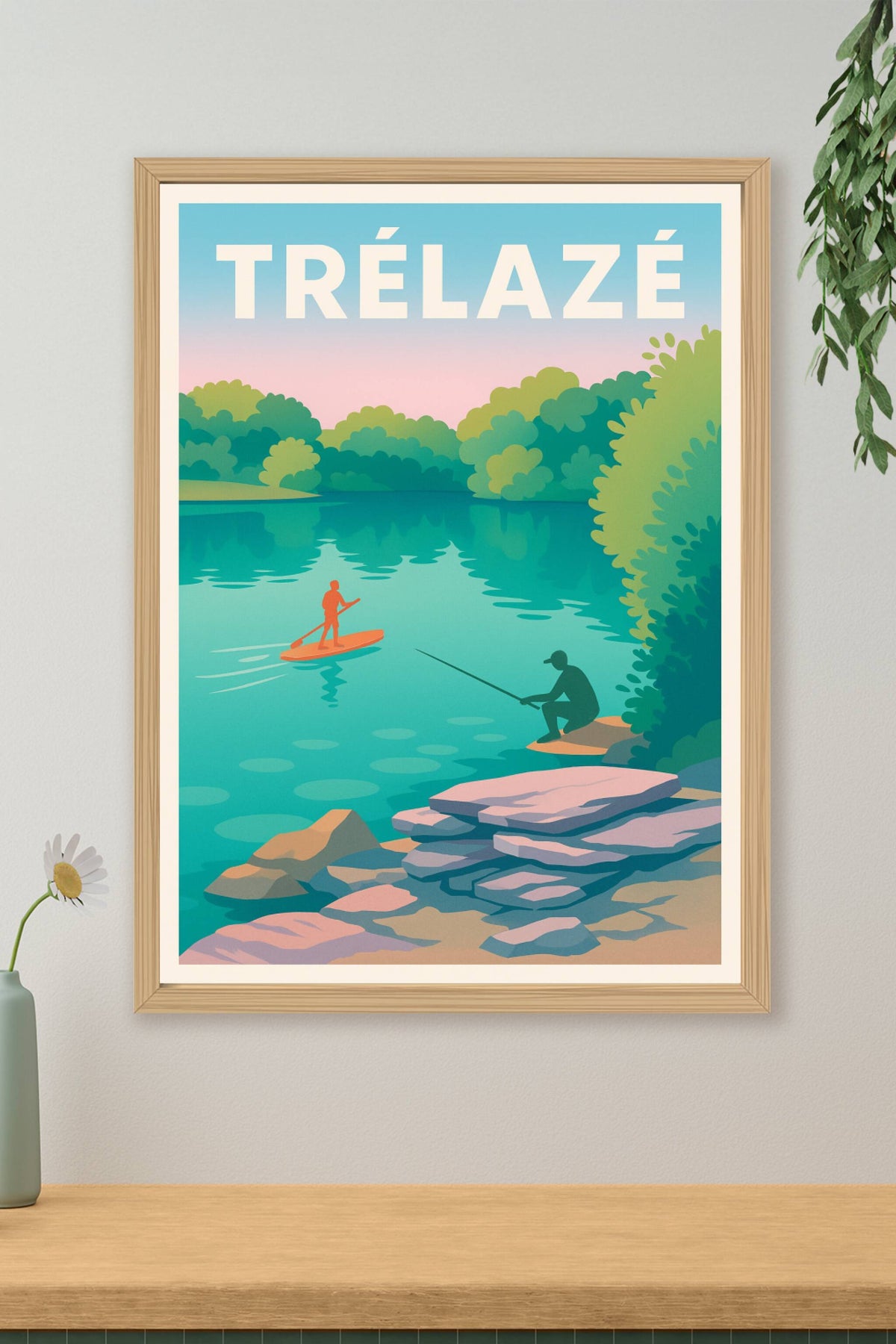 Affiche de Trélazé - Évasion au fil de l'eau