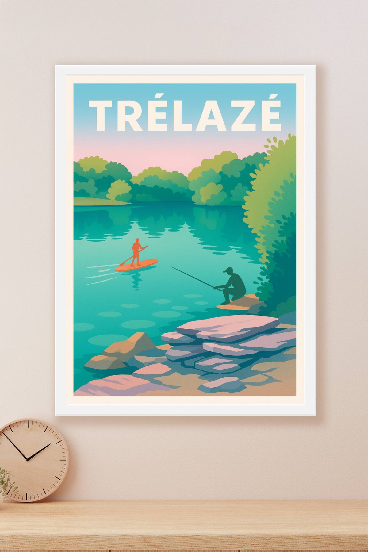 Affiche de Trélazé - Évasion au fil de l'eau