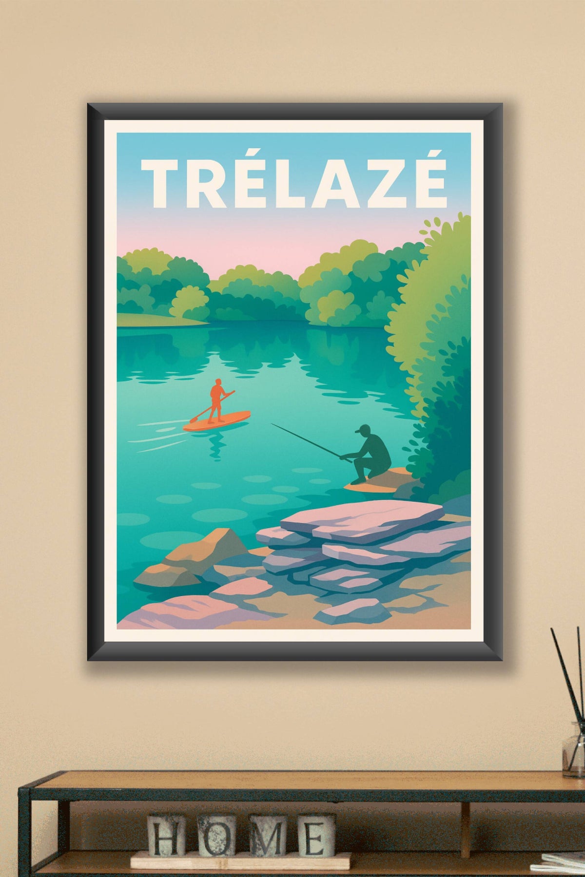 Affiche de Trélazé - Évasion au fil de l'eau