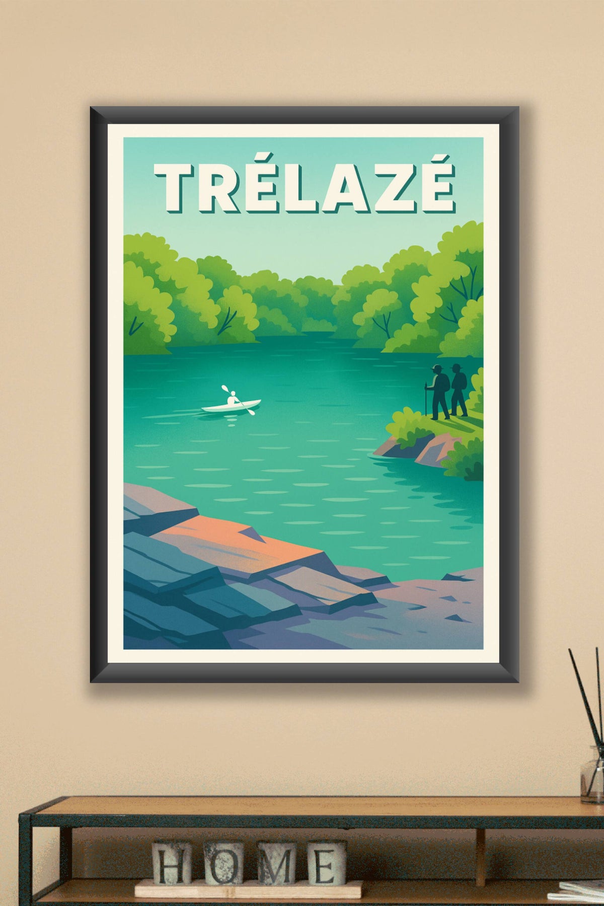Affiche de Trélazé - Évasion nature au fil de l'eau