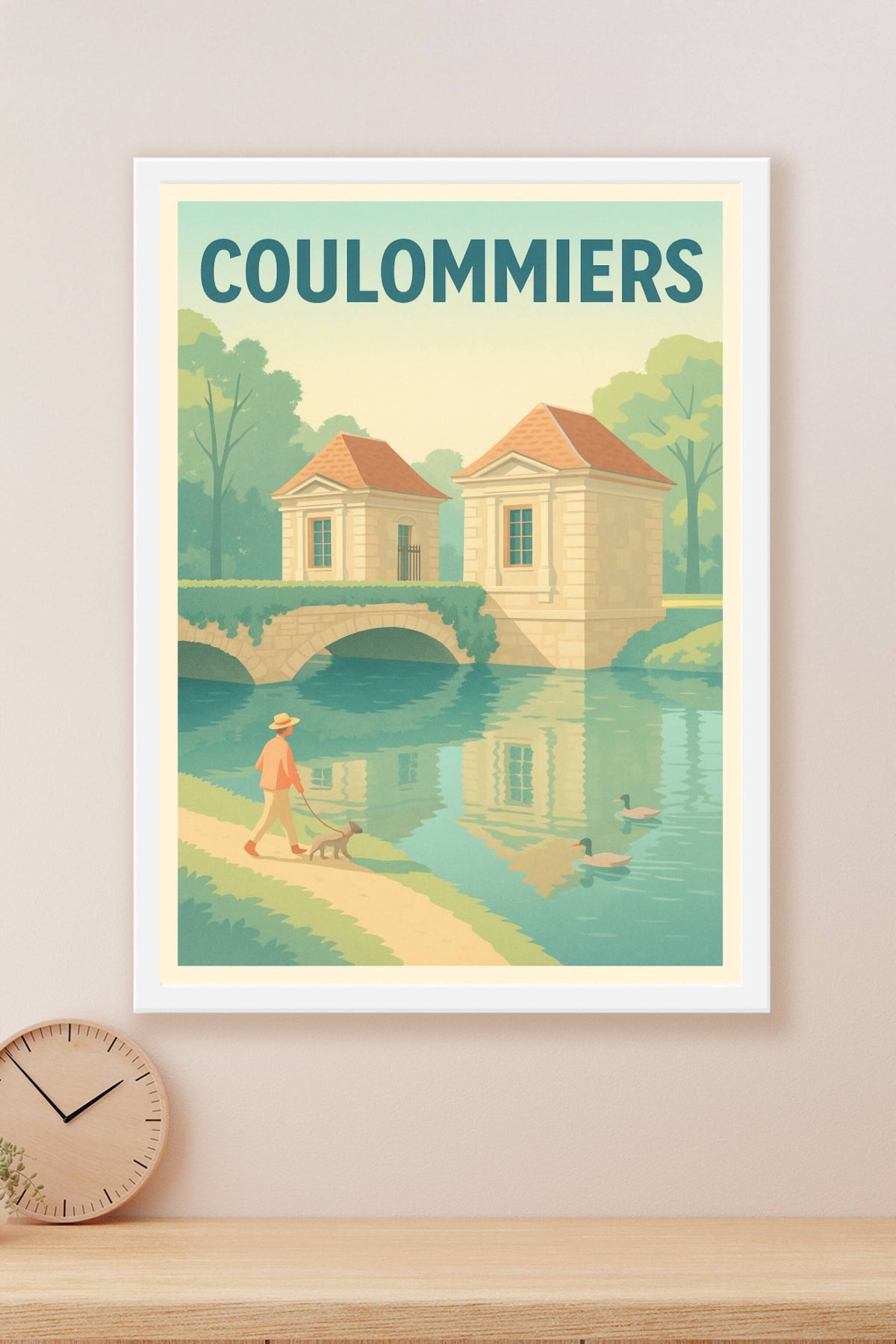 Affiche de Coulommiers - Charme et sérénité au fil de l'eau