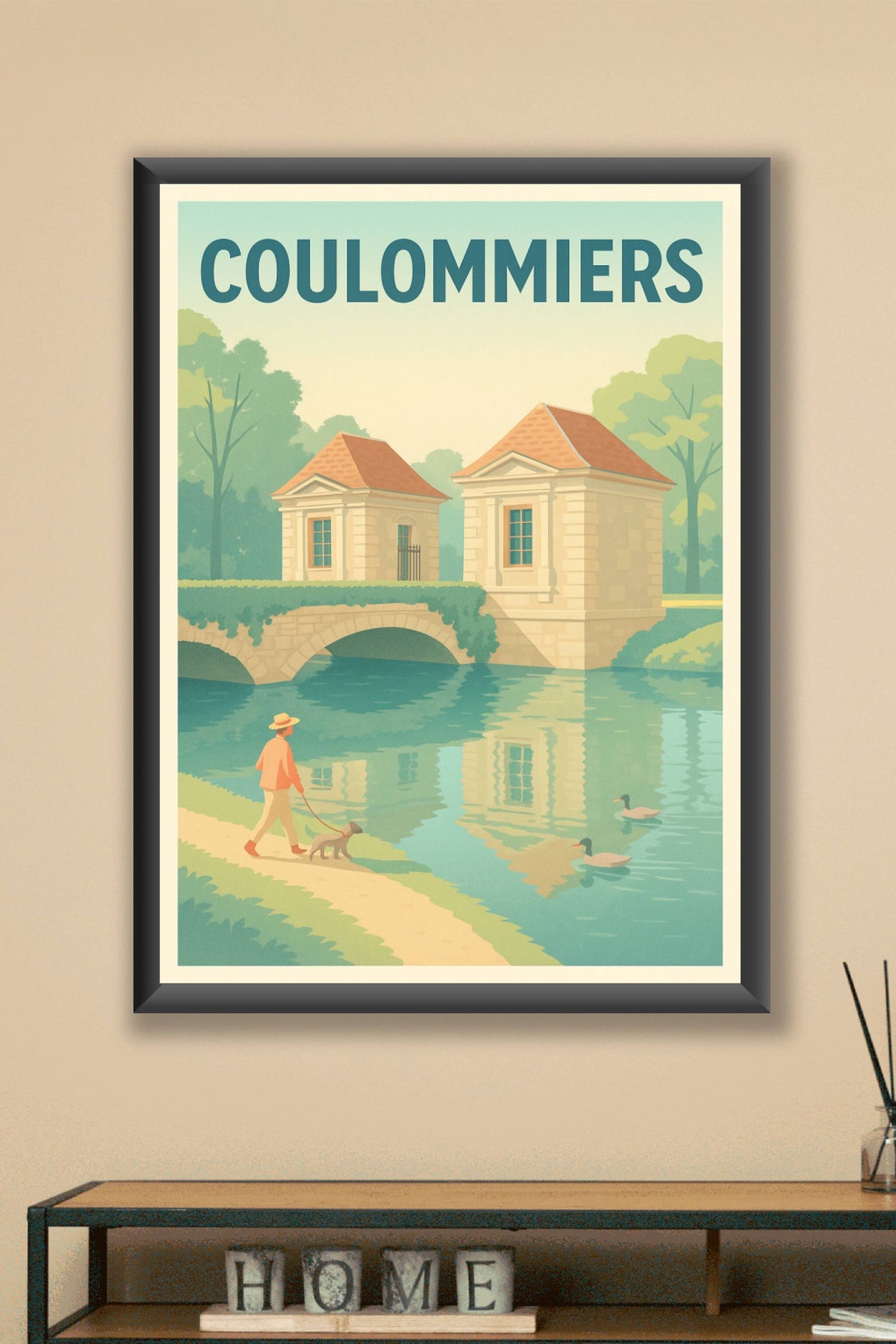 Affiche de Coulommiers - Charme et sérénité au fil de l'eau