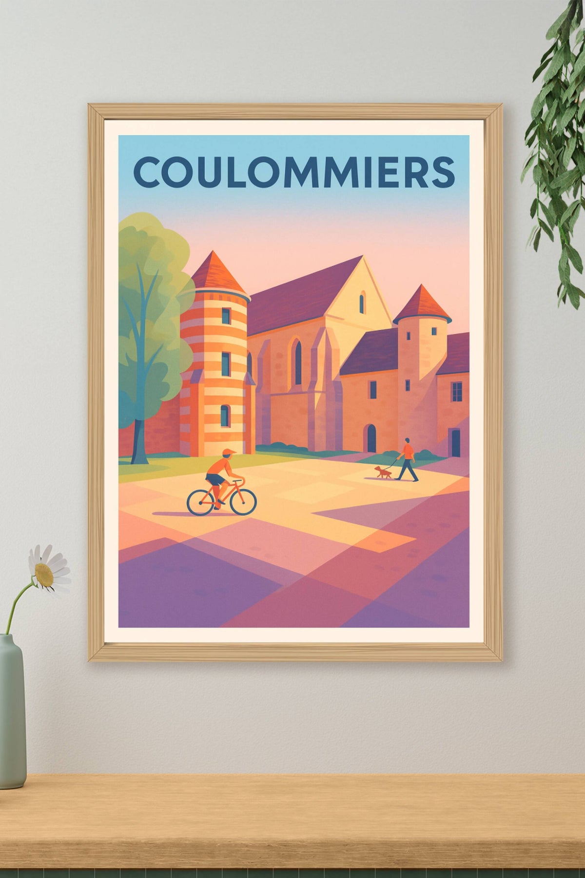Affiche de Coulommiers - Charme et Sérénité au Cœur de la Ville