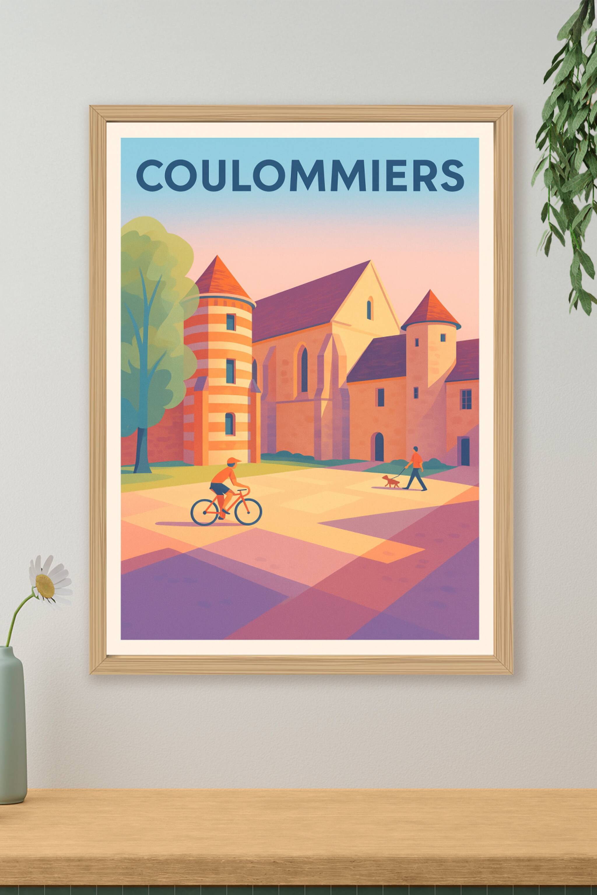Affiche de Coulommiers - Charme et Sérénité au Cœur de la Ville