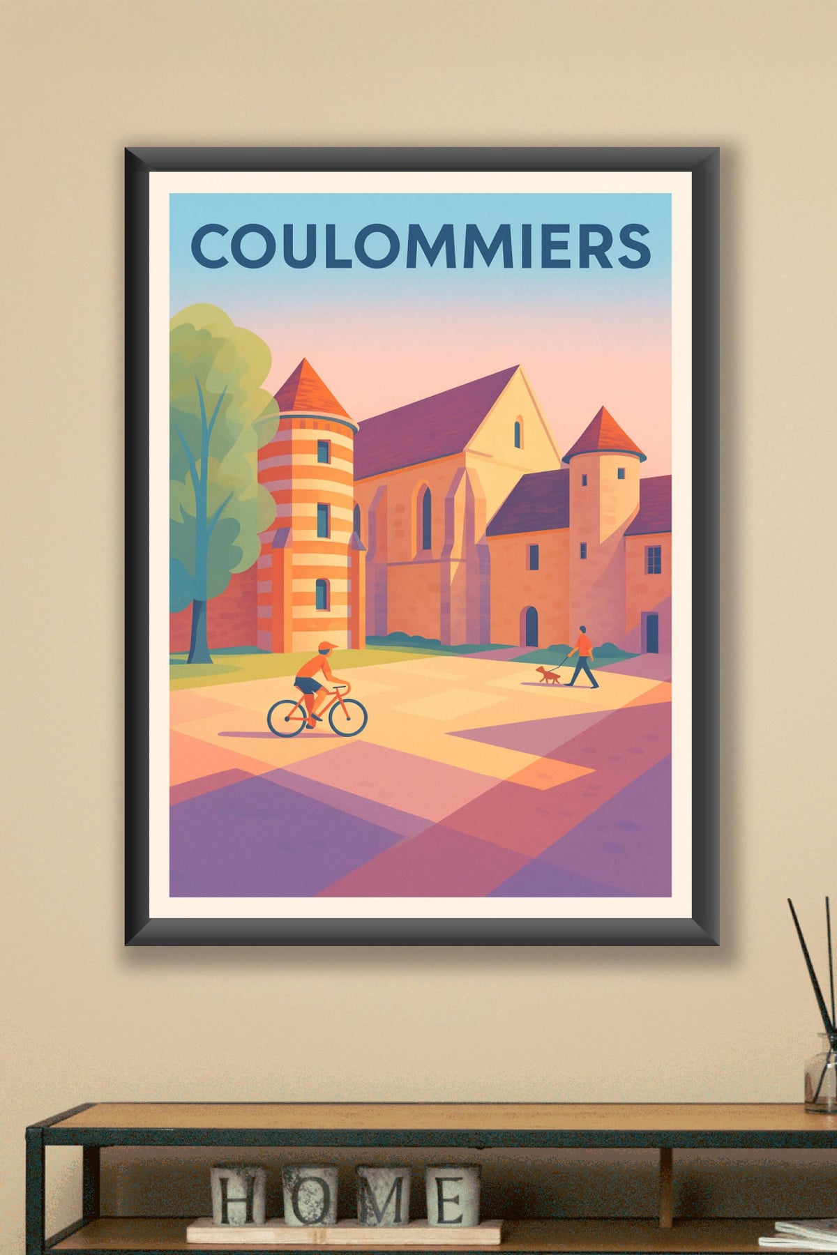 Affiche de Coulommiers - Charme et Sérénité au Cœur de la Ville