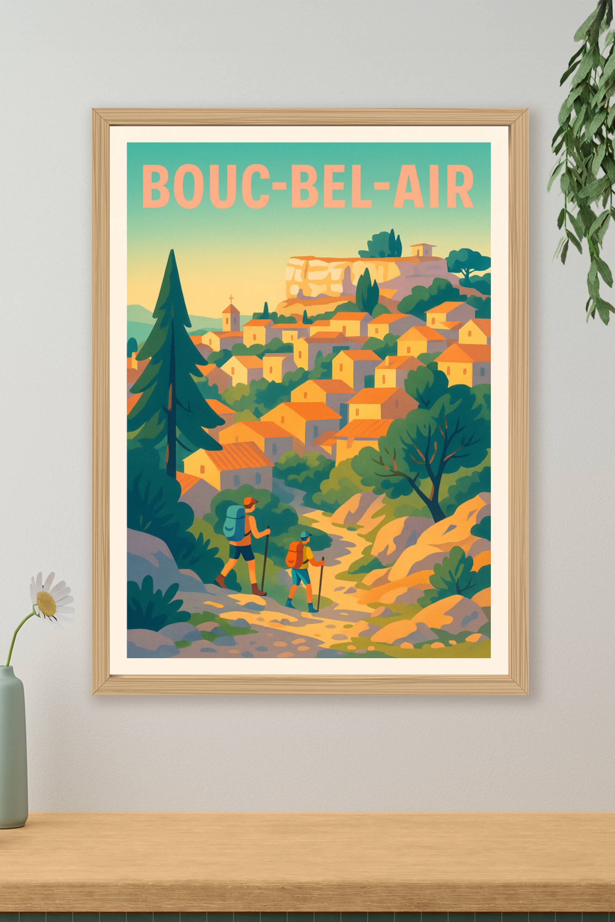 Affiche de Bouc-Bel-Air - Escapade Provençale en Douceur