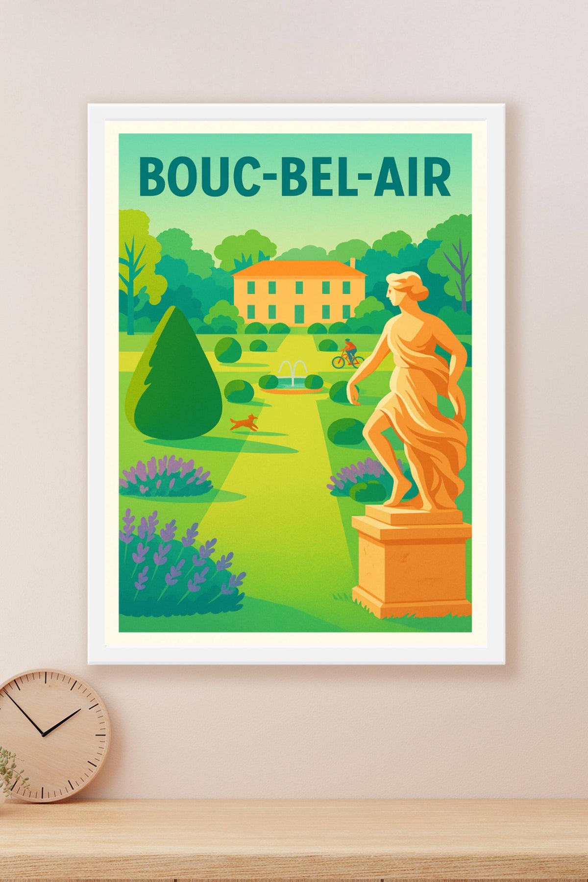 Affiche de Bouc-Bel-Air - L'élégance bucolique au cœur de la Provence