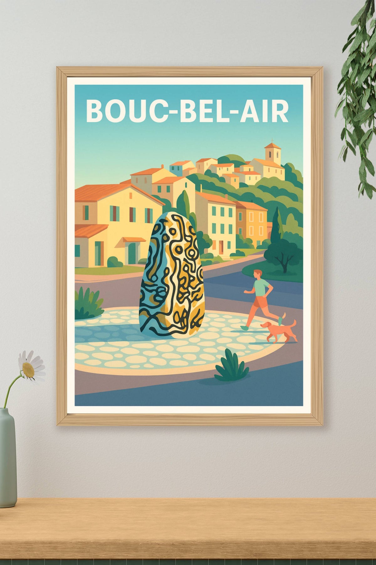 Affiche de Bouc-Bel-Air - Un coin de sérénité provençale