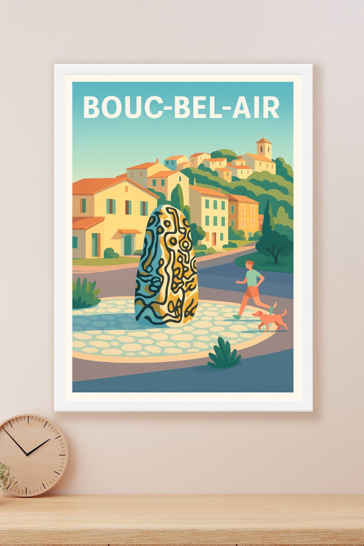 Affiche de Bouc-Bel-Air - Un coin de sérénité provençale