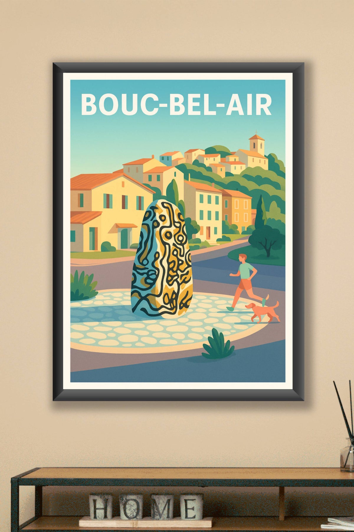 Affiche de Bouc-Bel-Air - Un coin de sérénité provençale