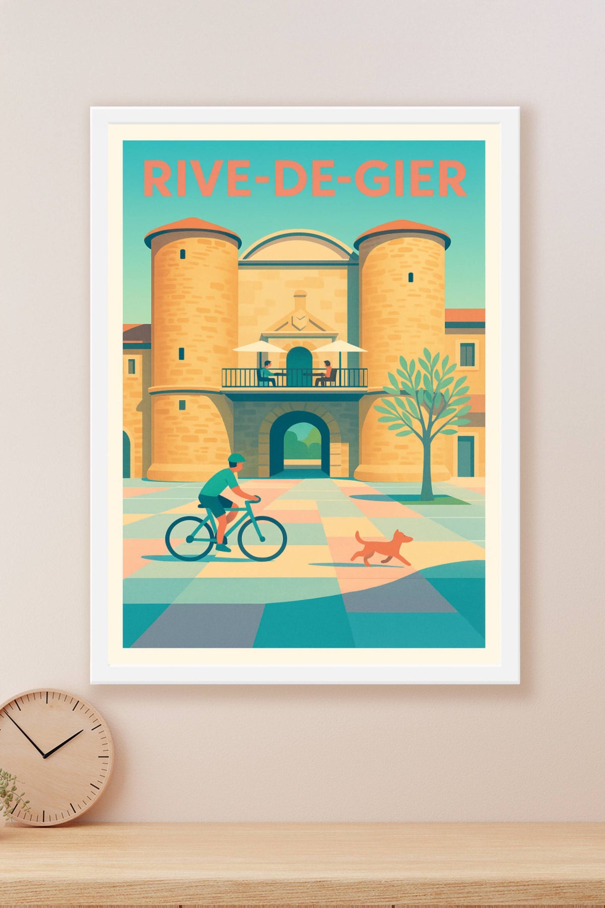 Affiche de Rive-de-Gier - Charme historique et vie douce