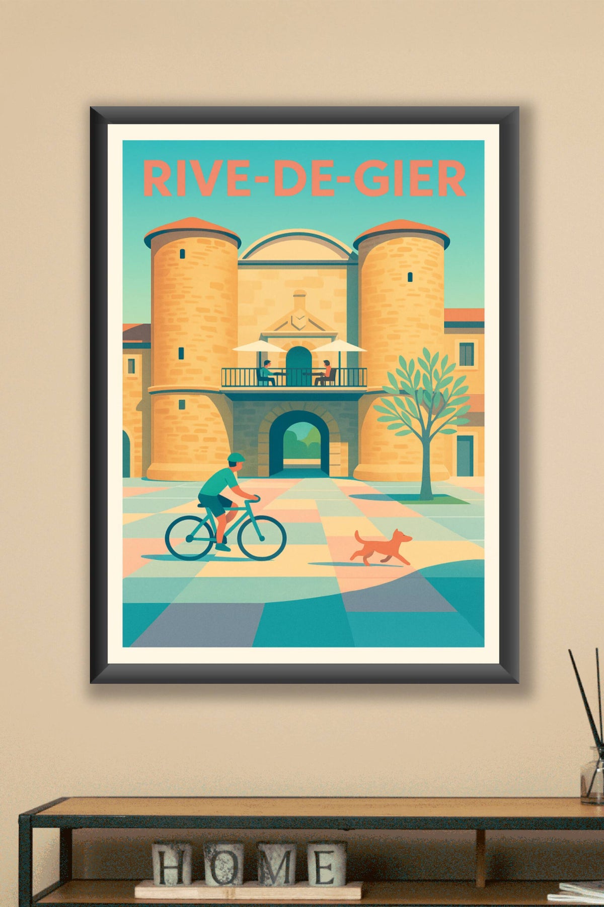 Affiche de Rive-de-Gier - Charme historique et vie douce